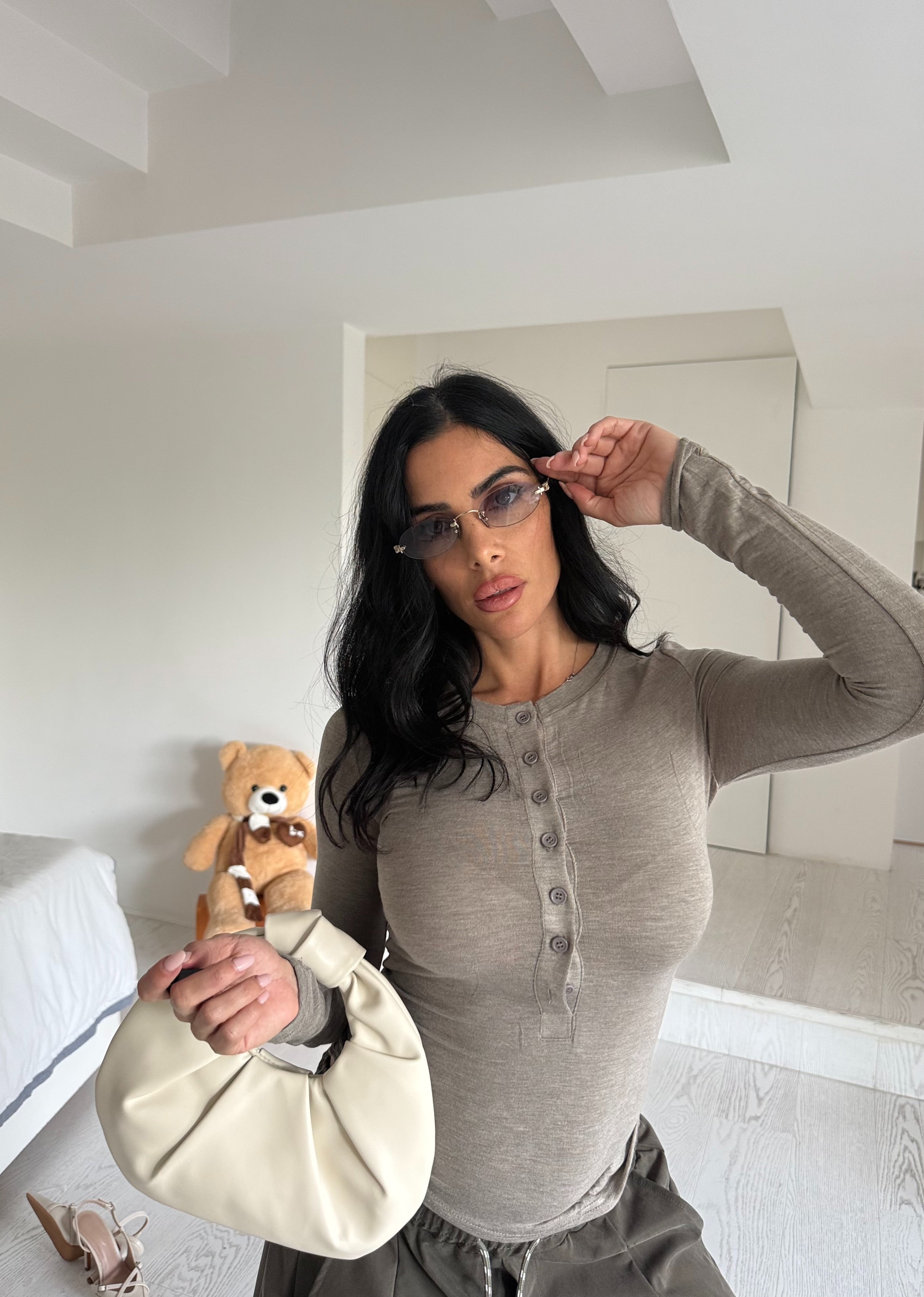 Maglia bottoncini(5colori)