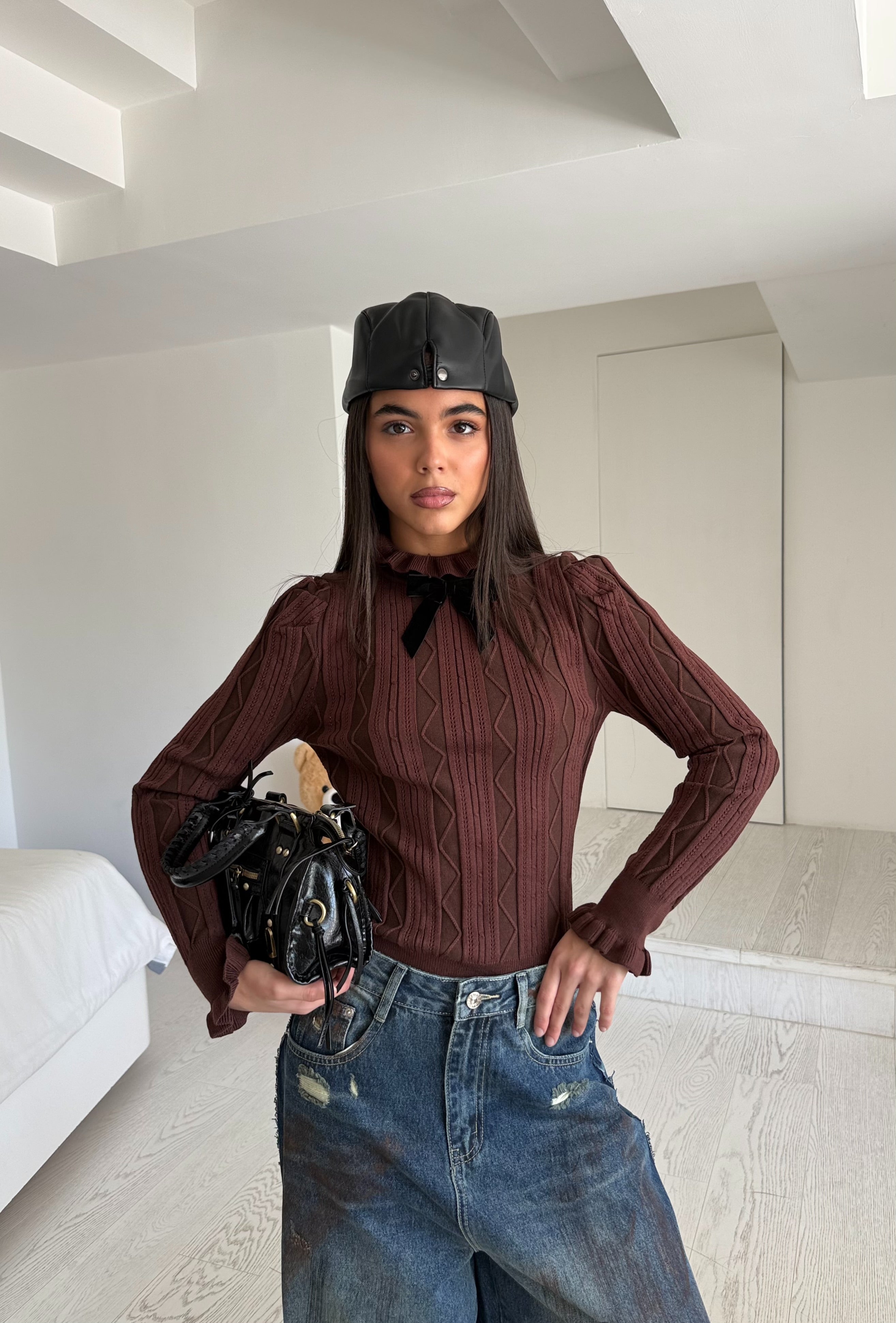 Maglia Trés chic Brown