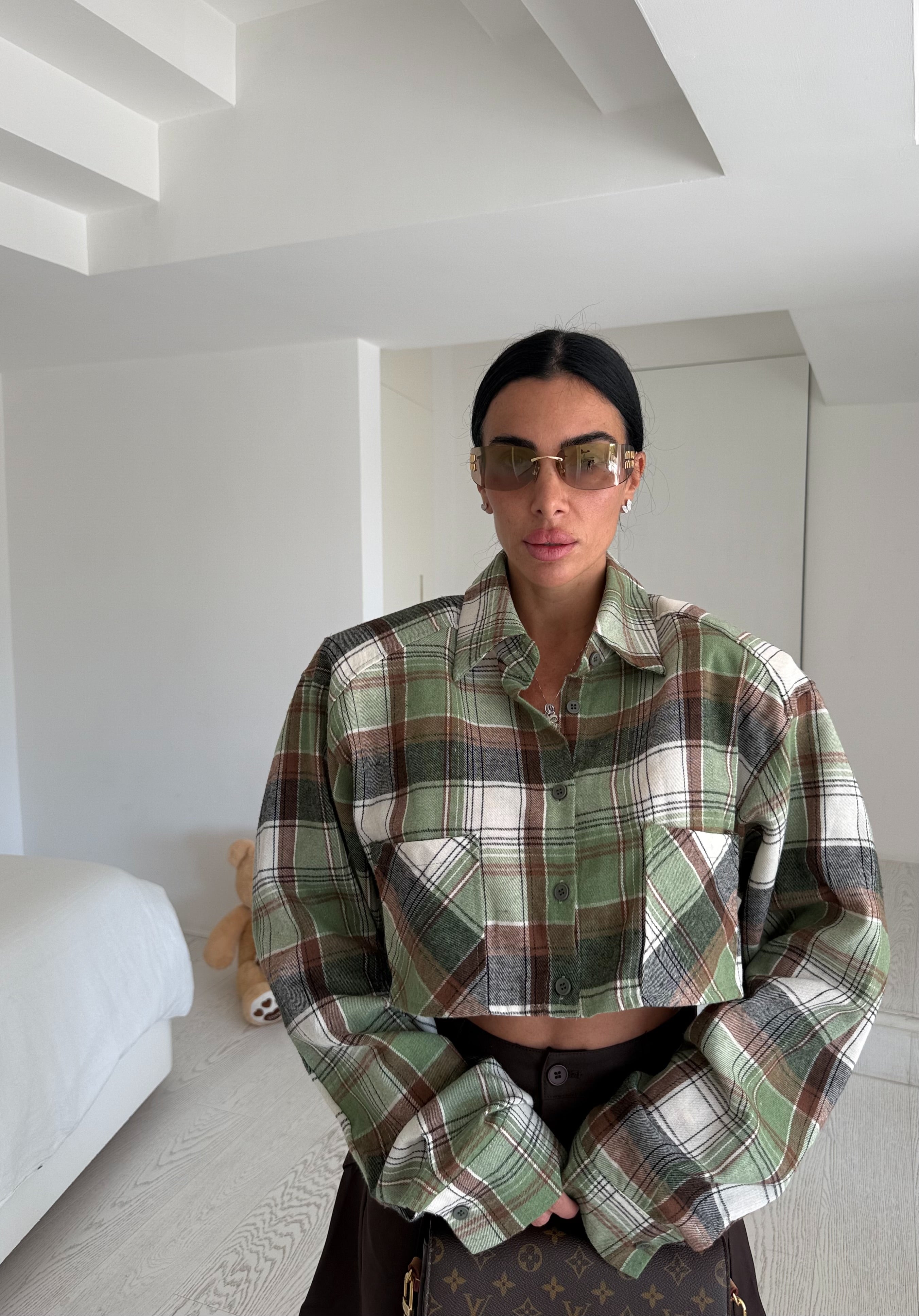 Camicia crop Vania