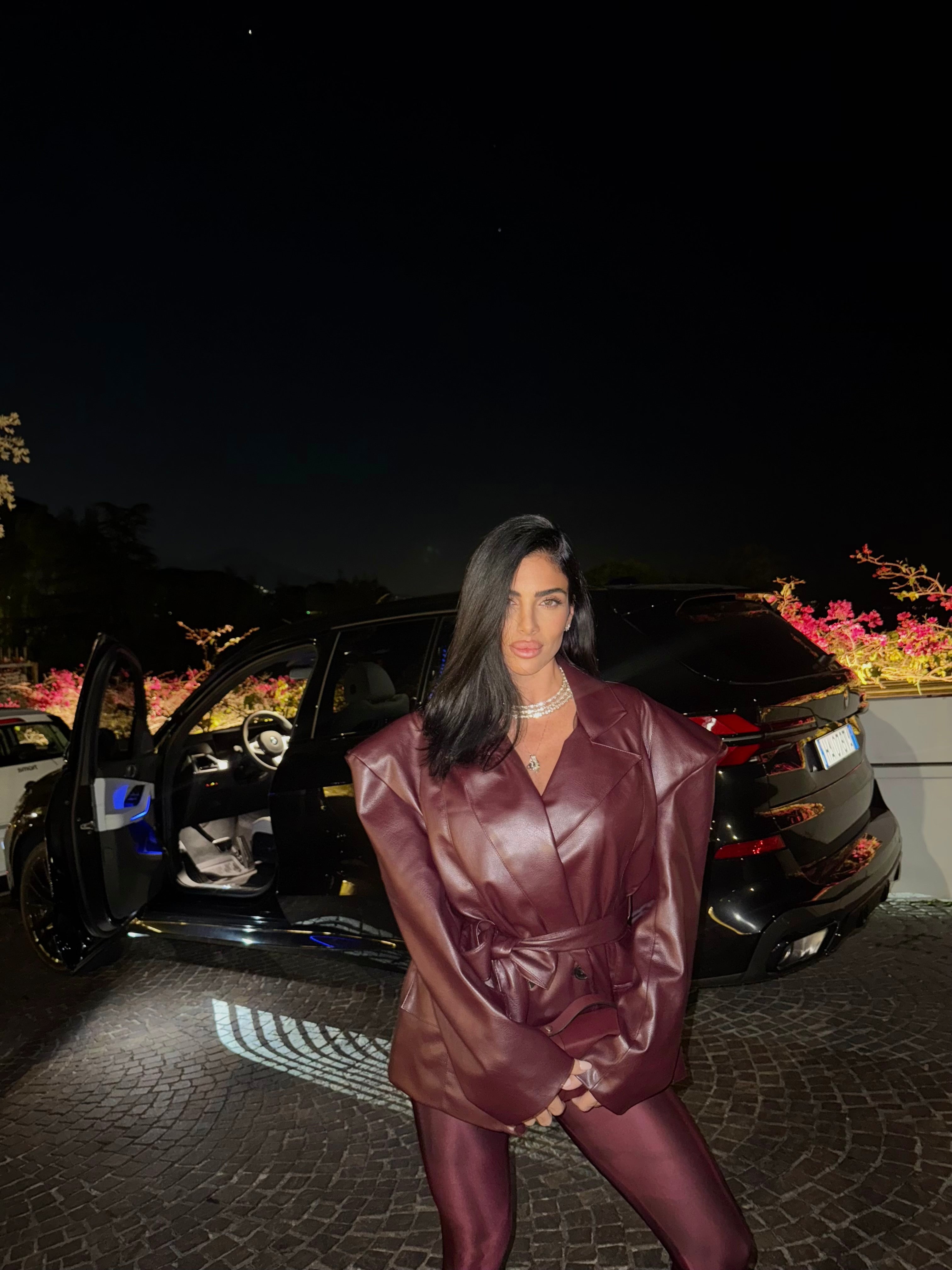 Giacca spaziale bordeaux