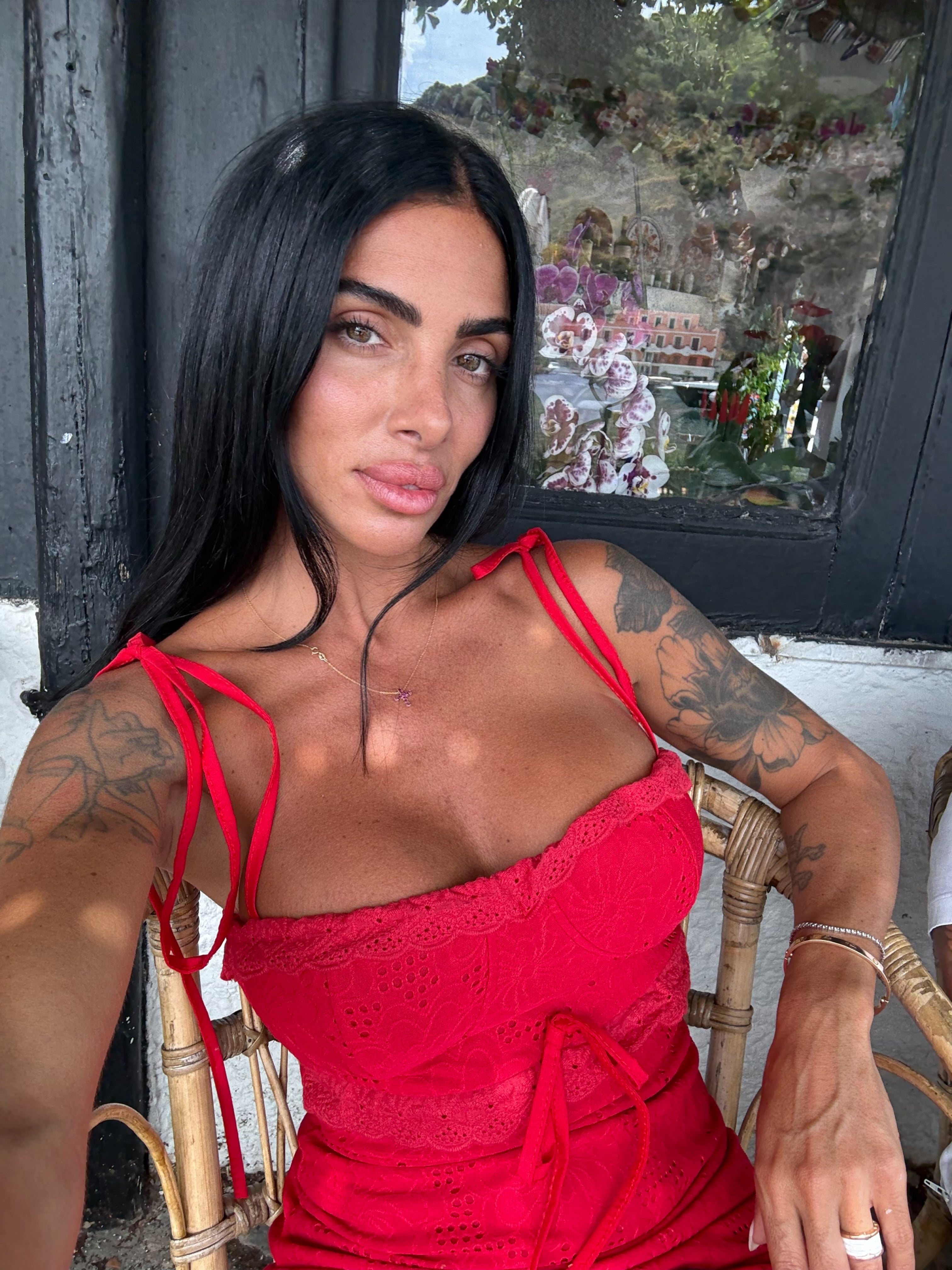 Abito Beatrice rouge