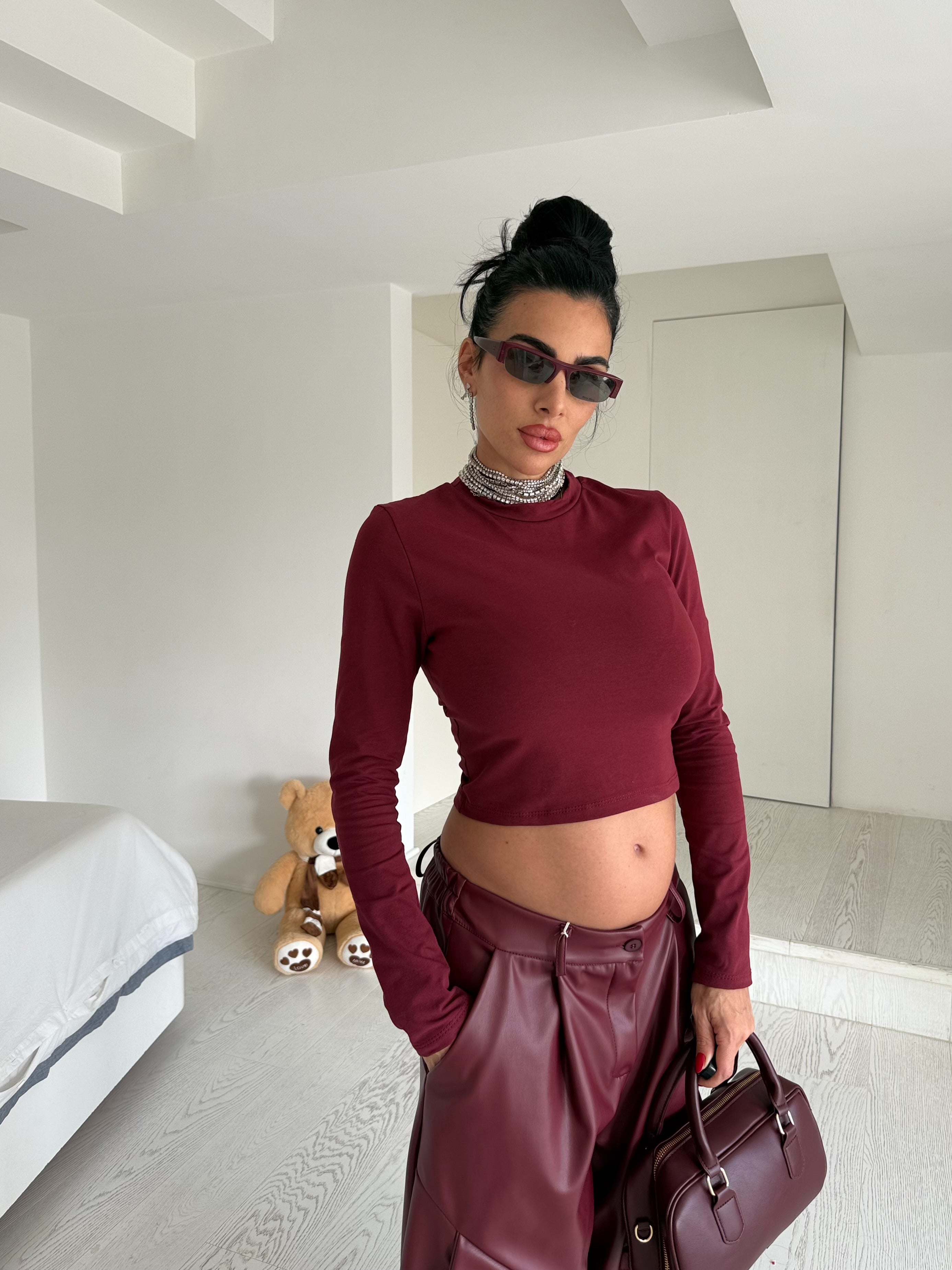 Maglia crop lena(4colori)