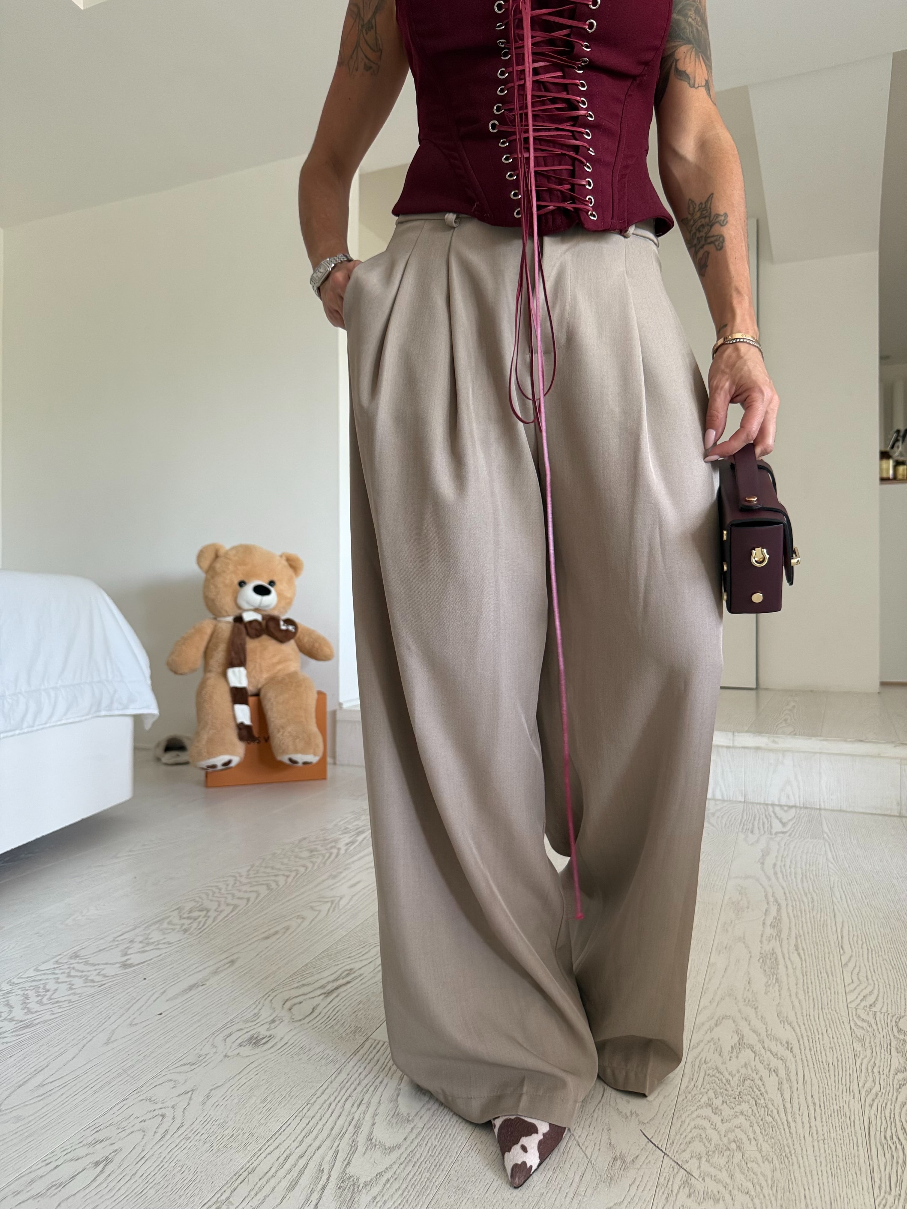 Pantalone Camilla beige