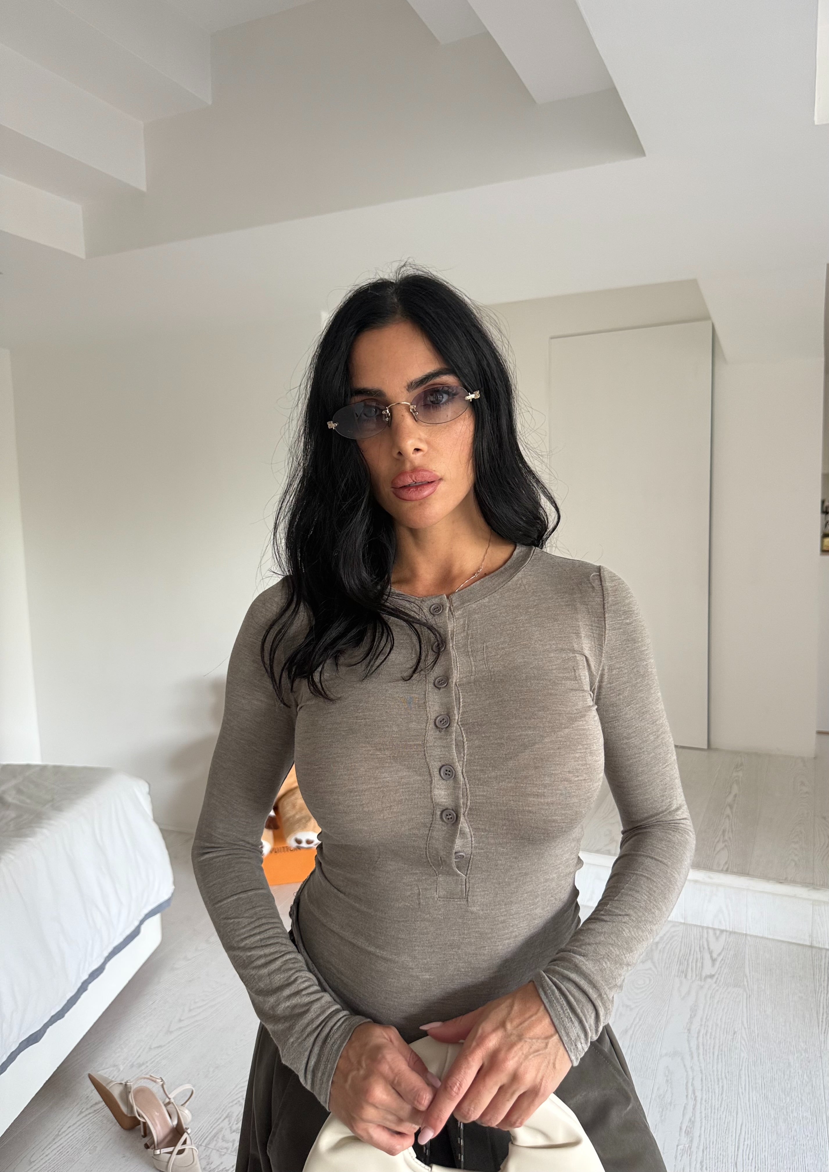 Maglia bottoncini(5colori)