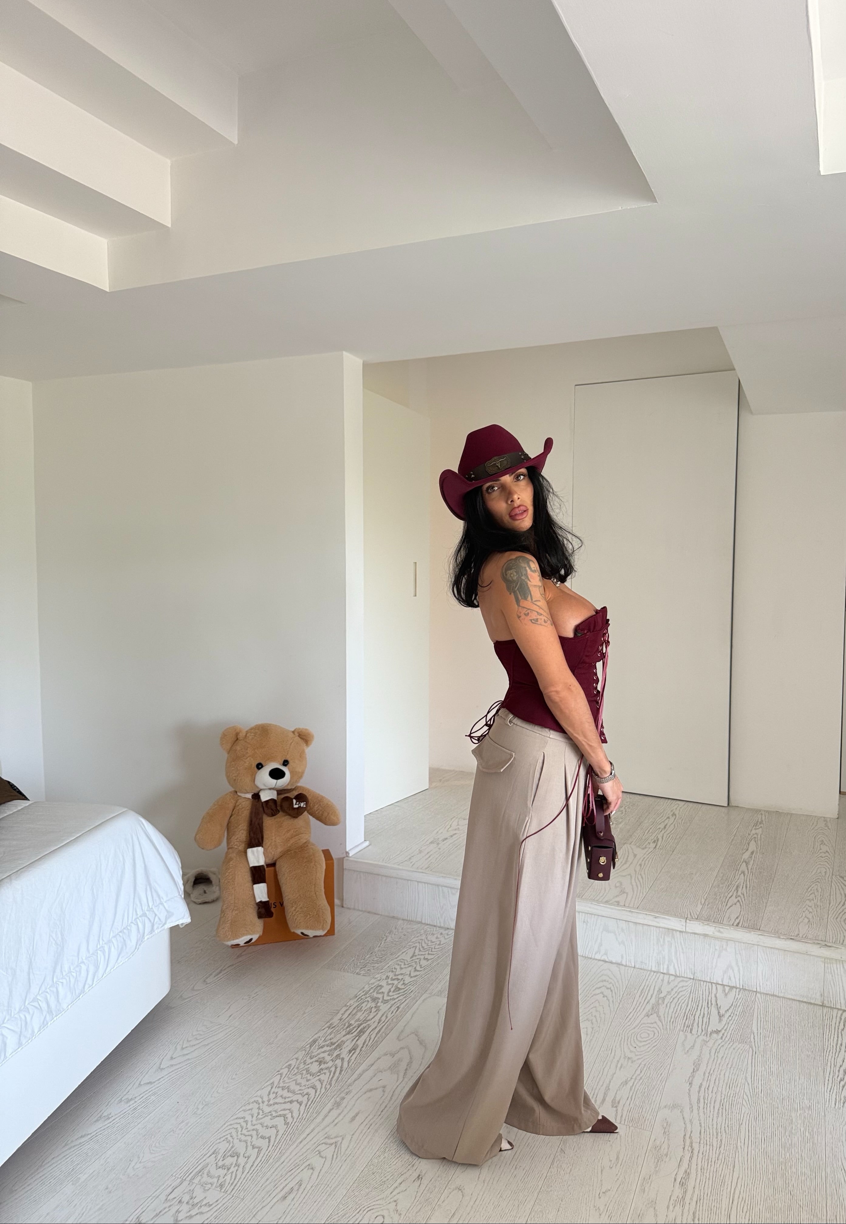 Pantalone Camilla beige