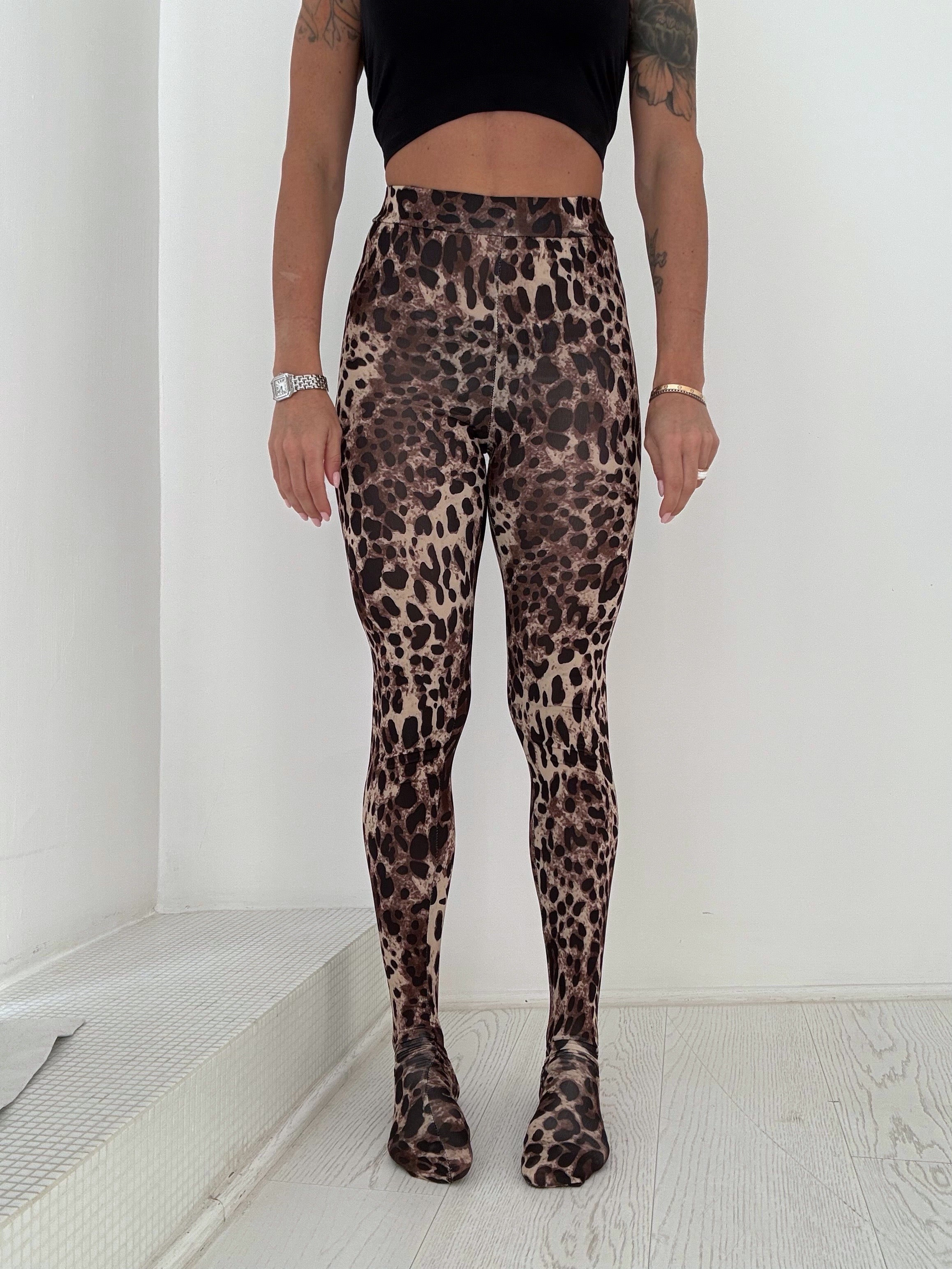 Leggings collant animalier