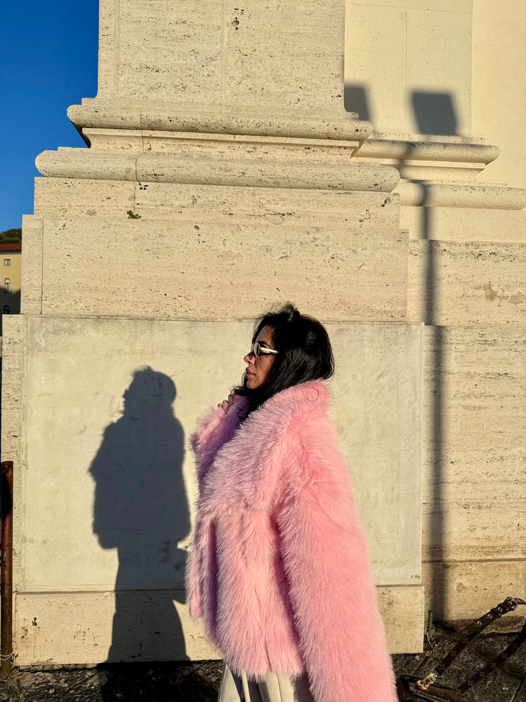 Eco-fur pink