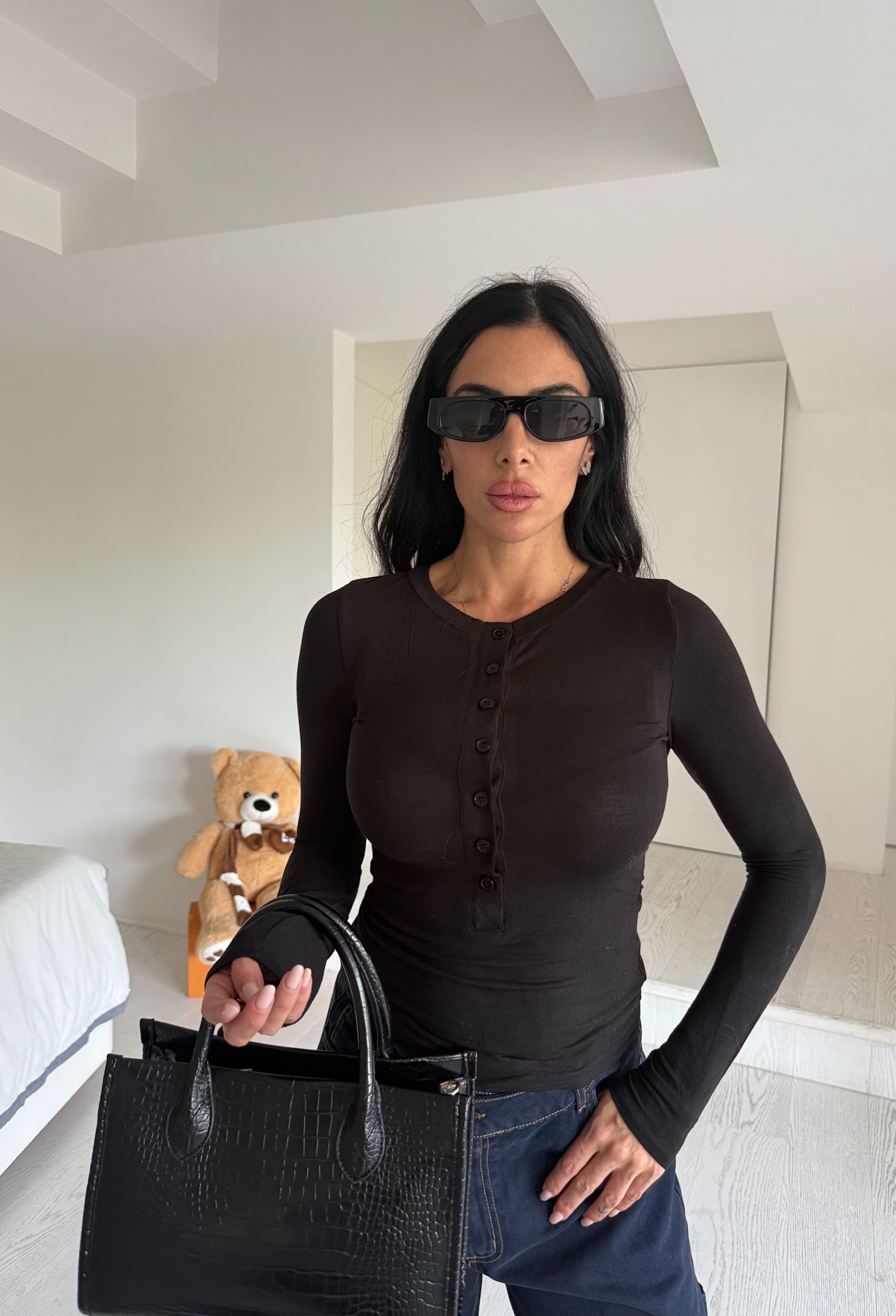 Maglia bottoncini(5colori)