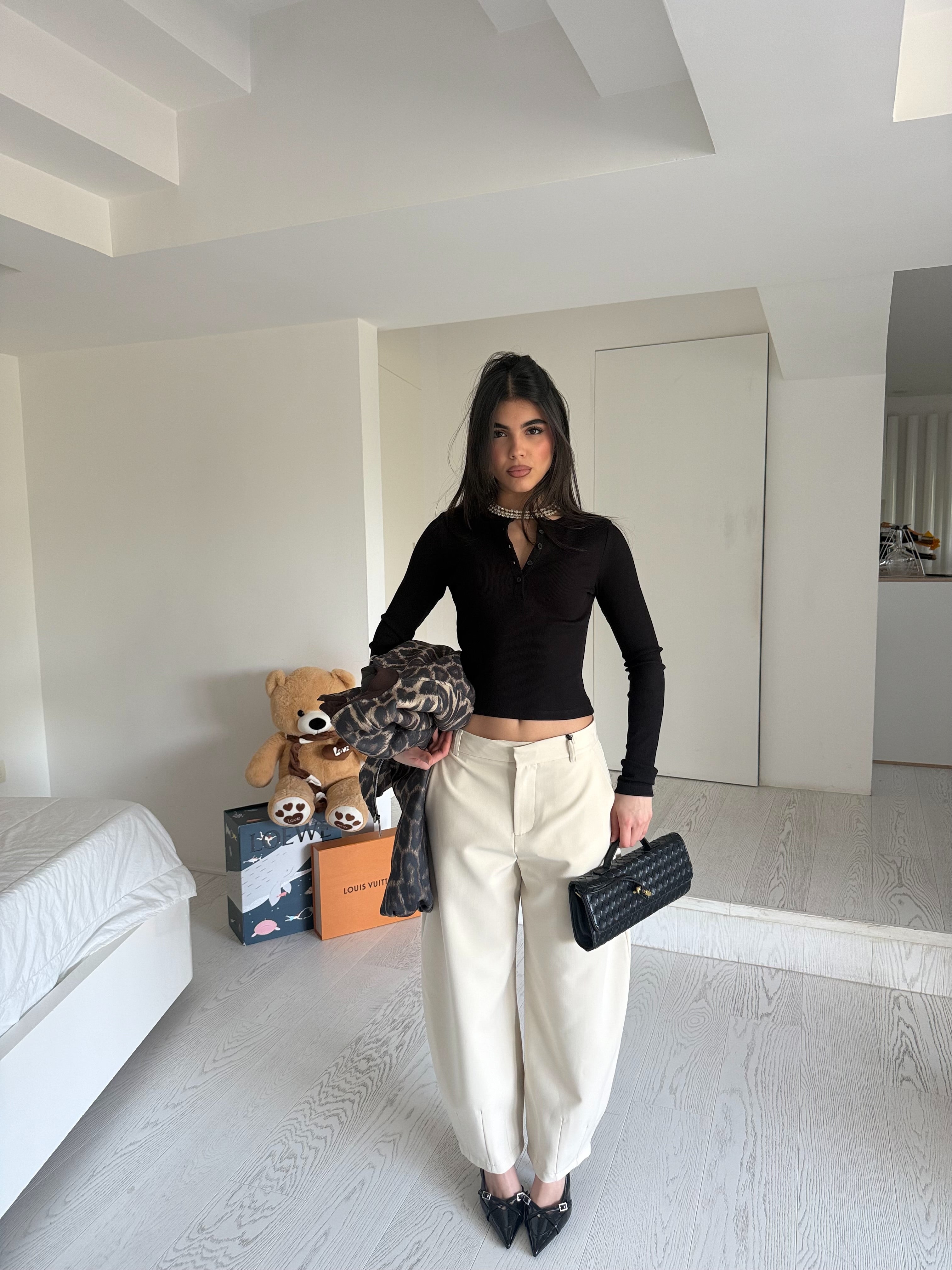 Pantalone panna by lumina