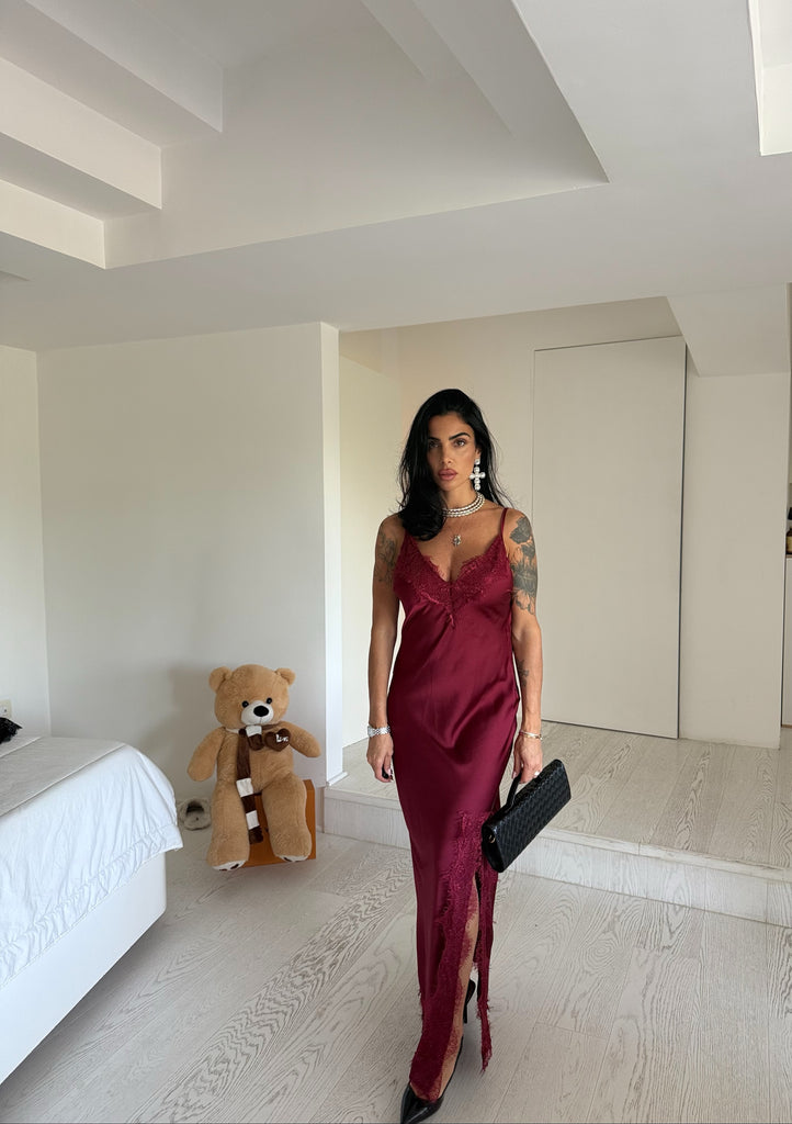 Longdress Magdalina bordeaux