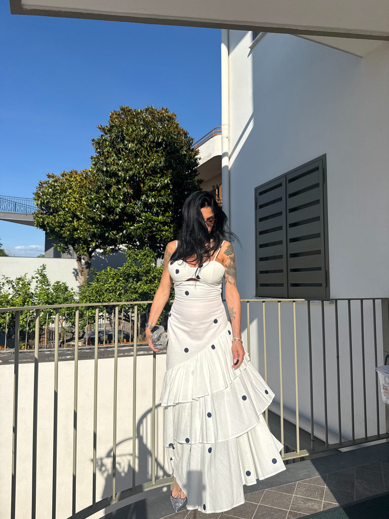 Maxidress pois by lumina