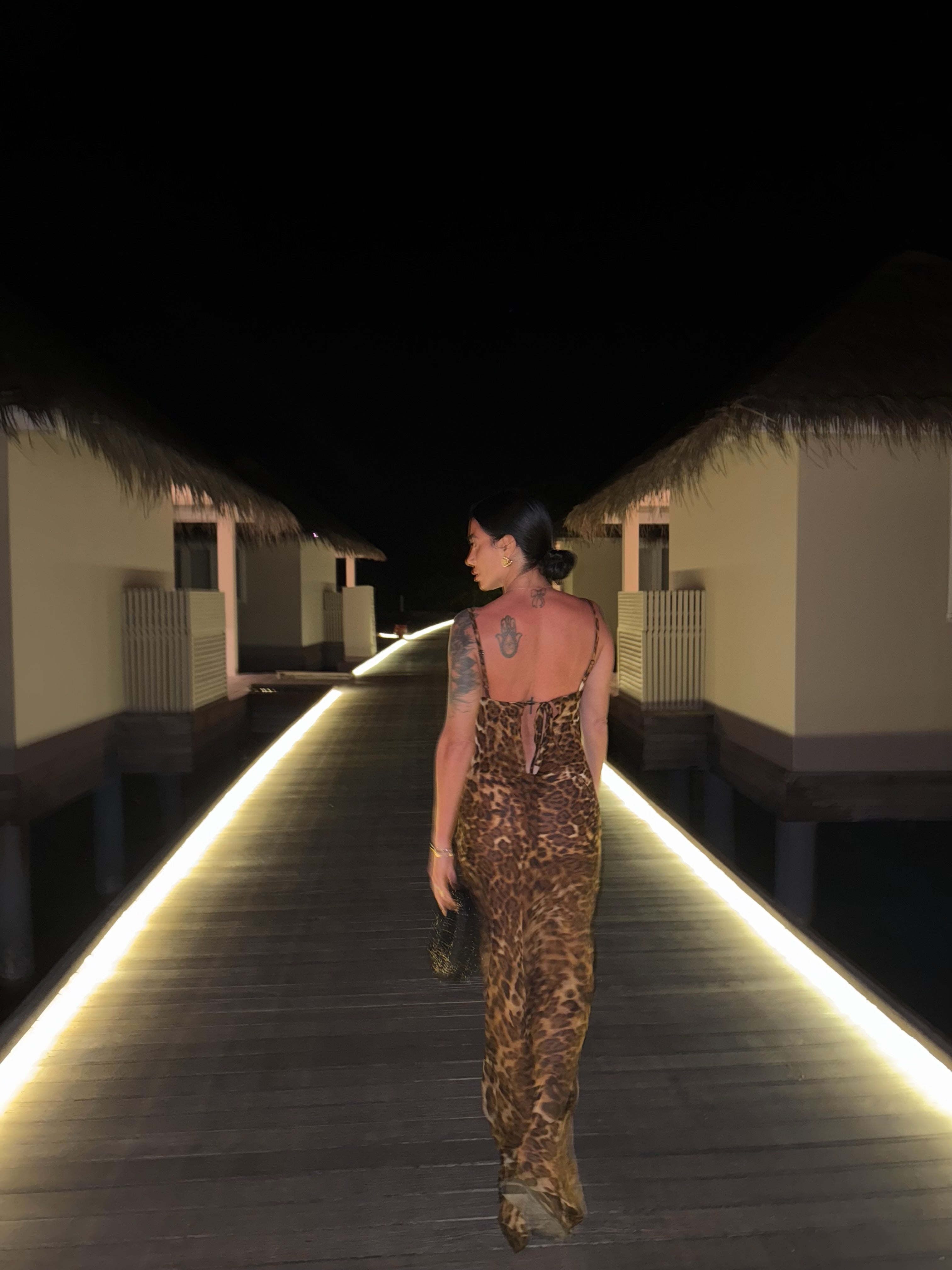 Longdress animalier Elettra