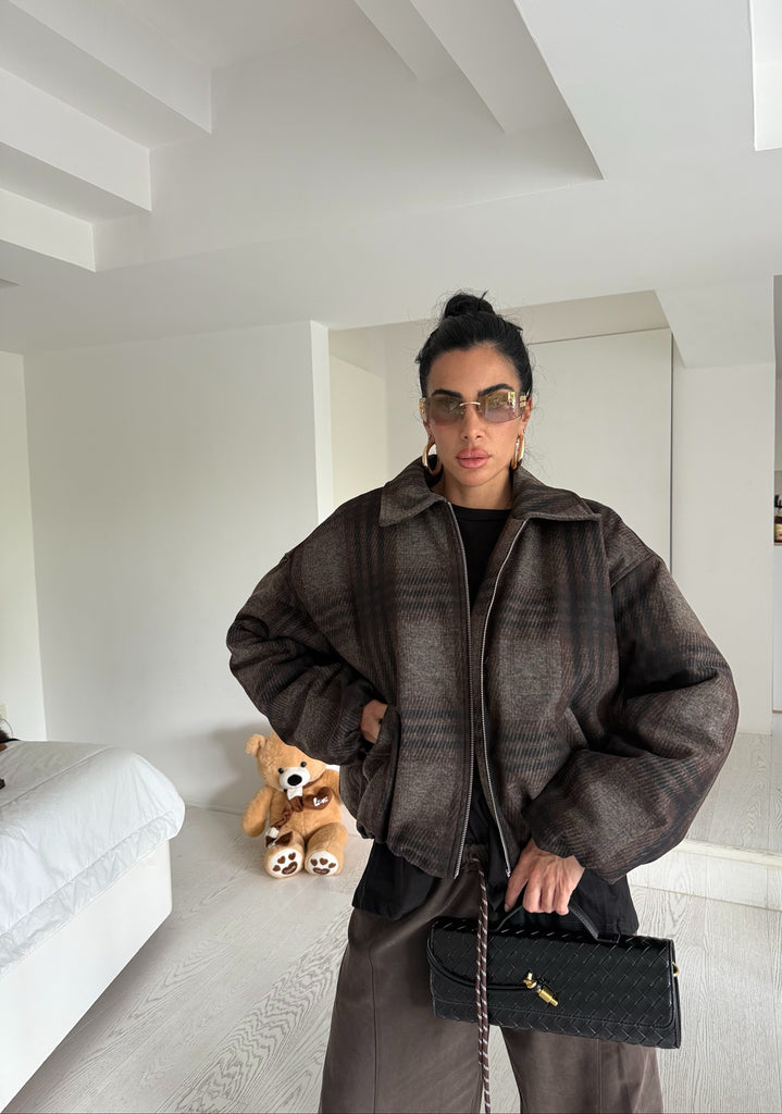 Bomber quadri by lumina