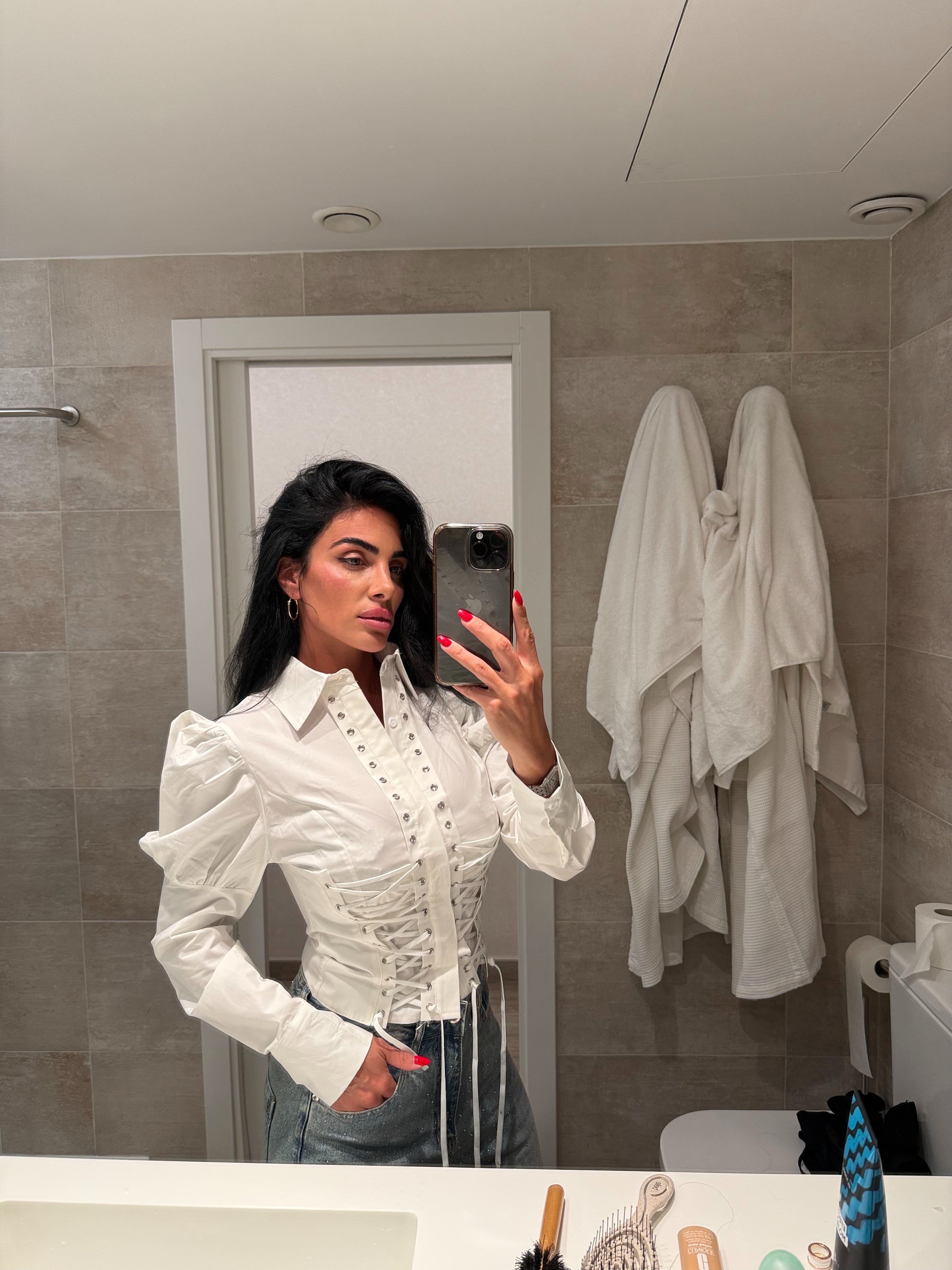 Camicia Nina white