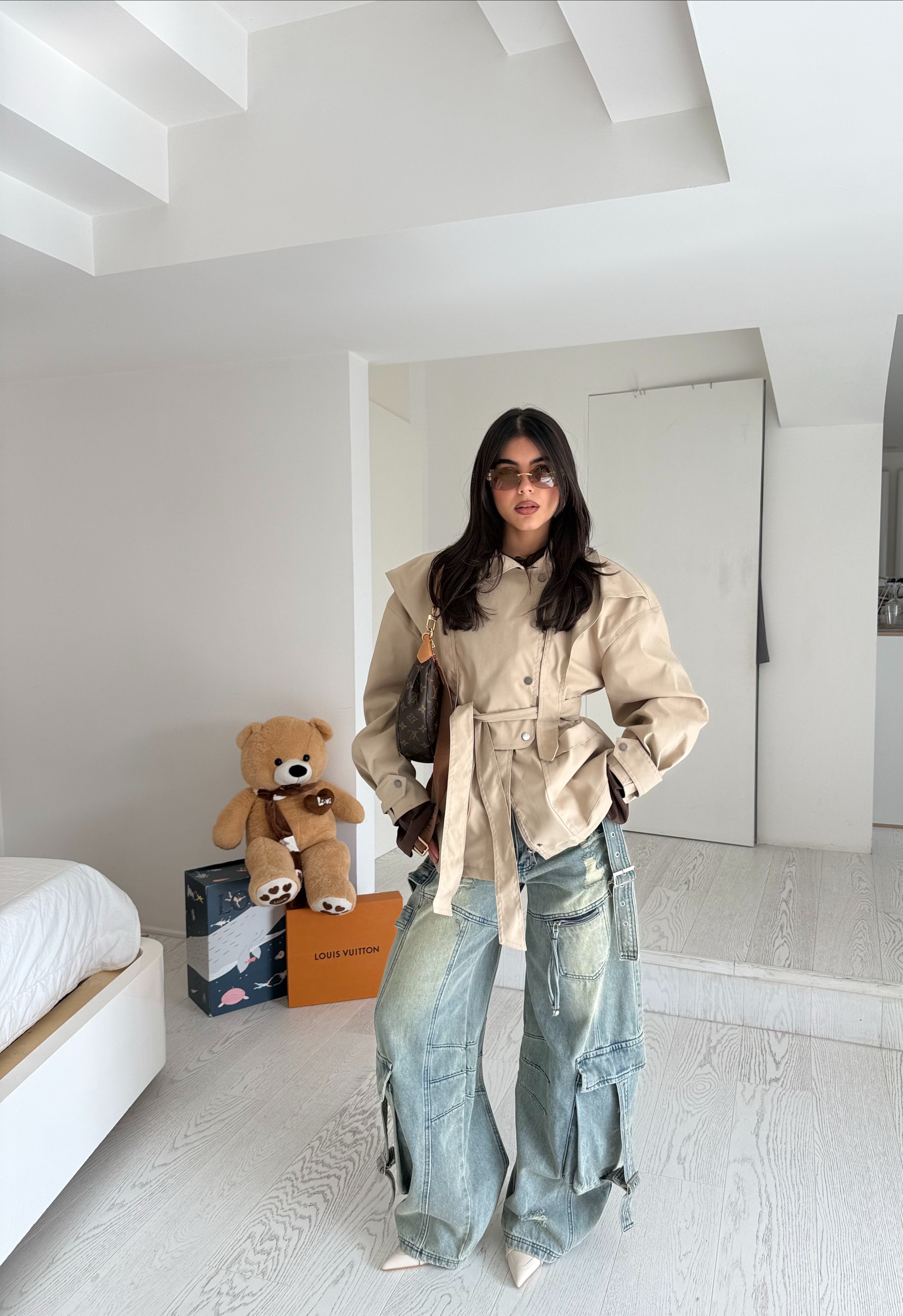 Trench midi Nora beige