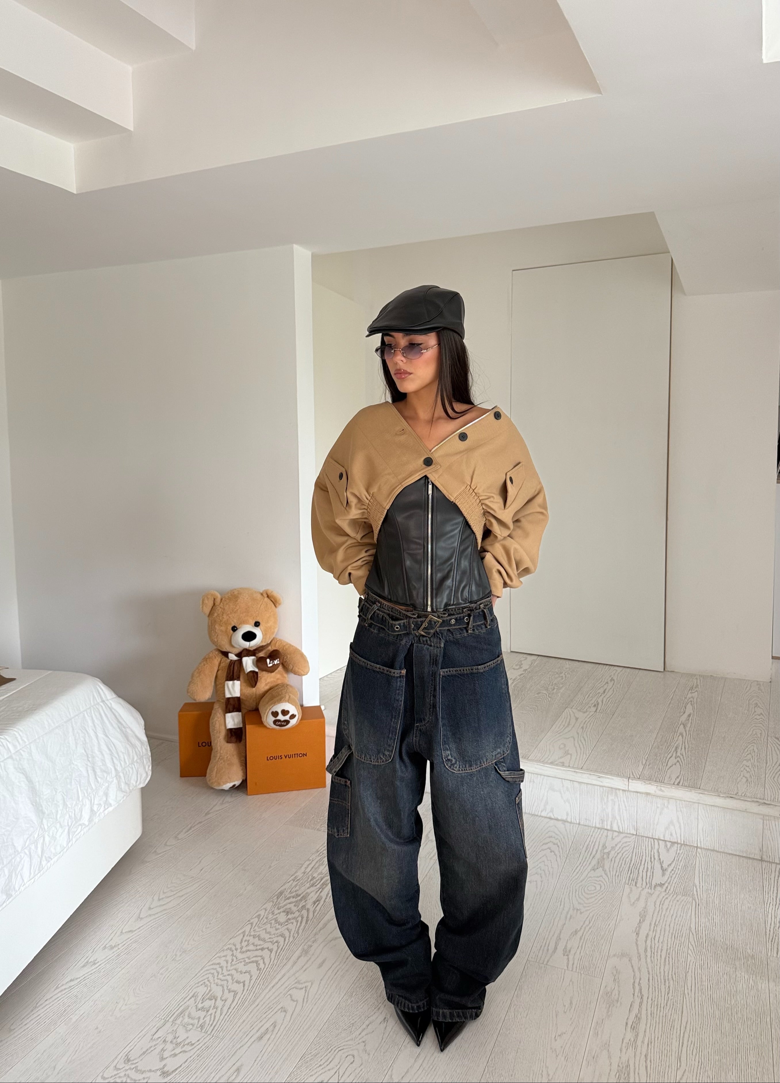 Jeans cargo sfumato by lumina