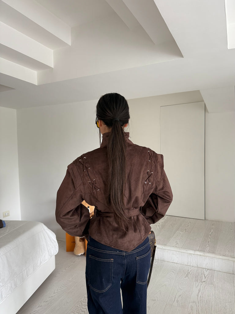 Giacca Kimono brown