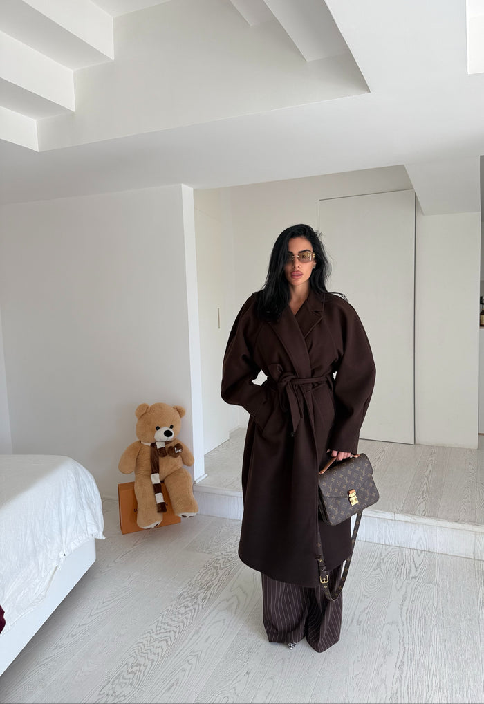 Cappotto GRISELDA Brown