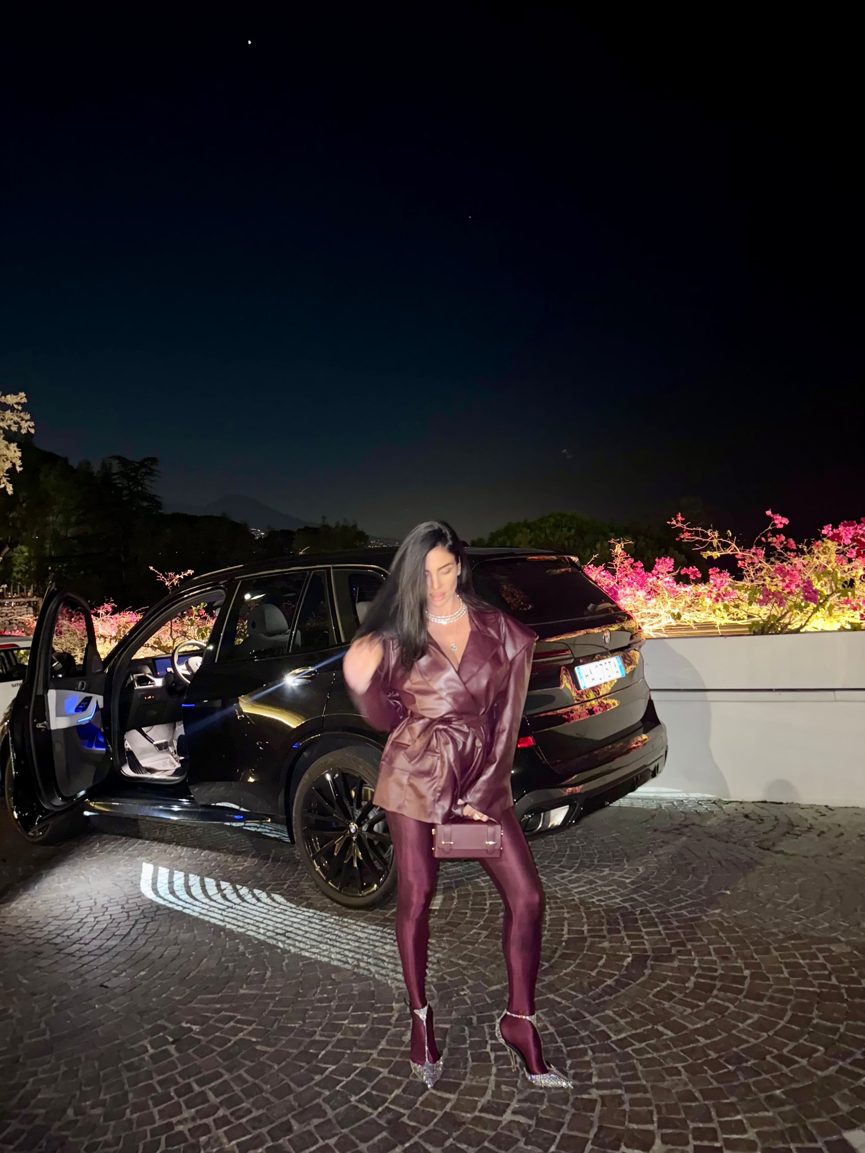 Giacca spaziale bordeaux