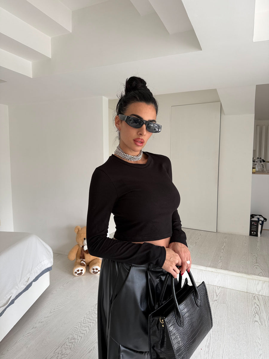 Maglia crop lena(4colori)