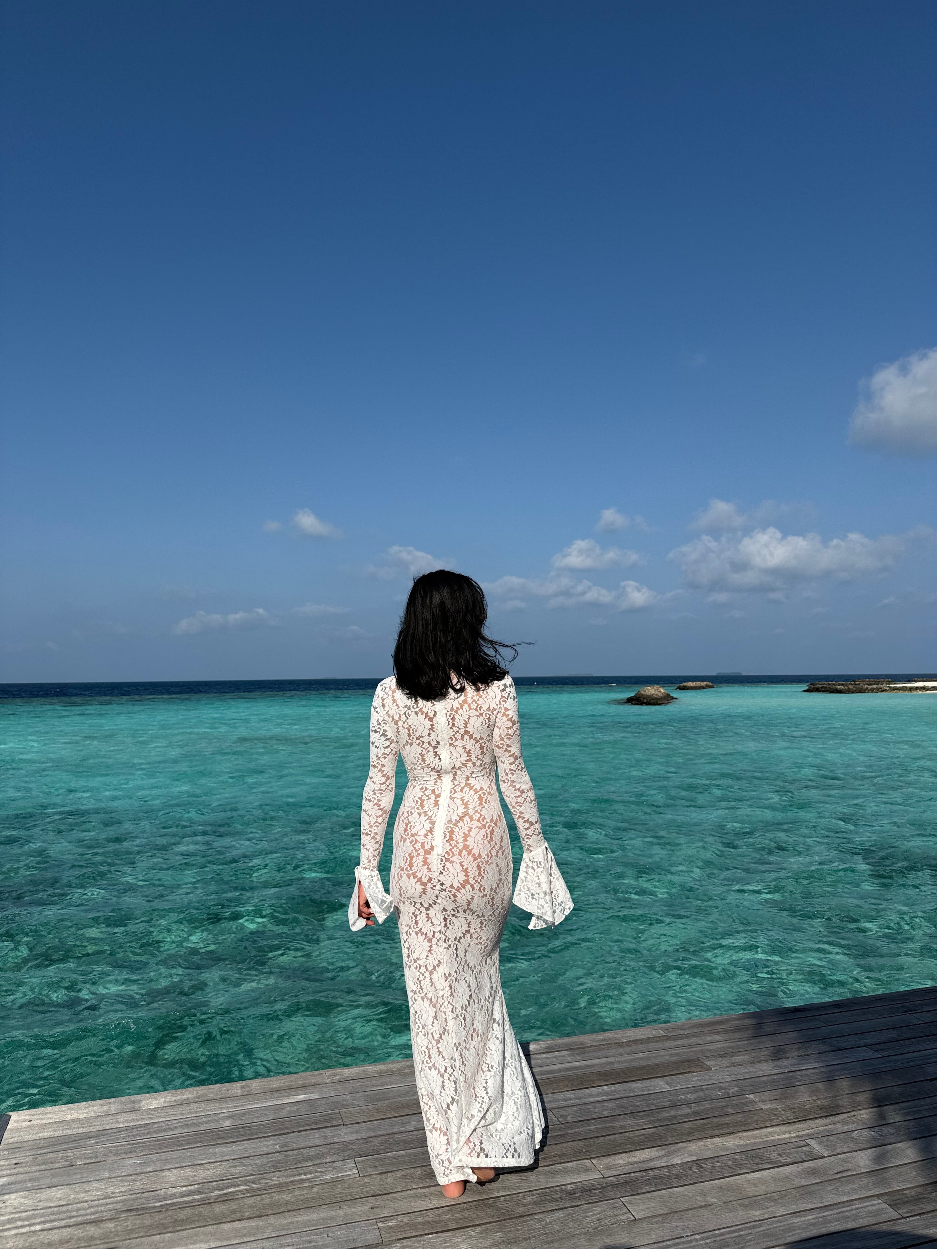 Longdress paradise WHITE