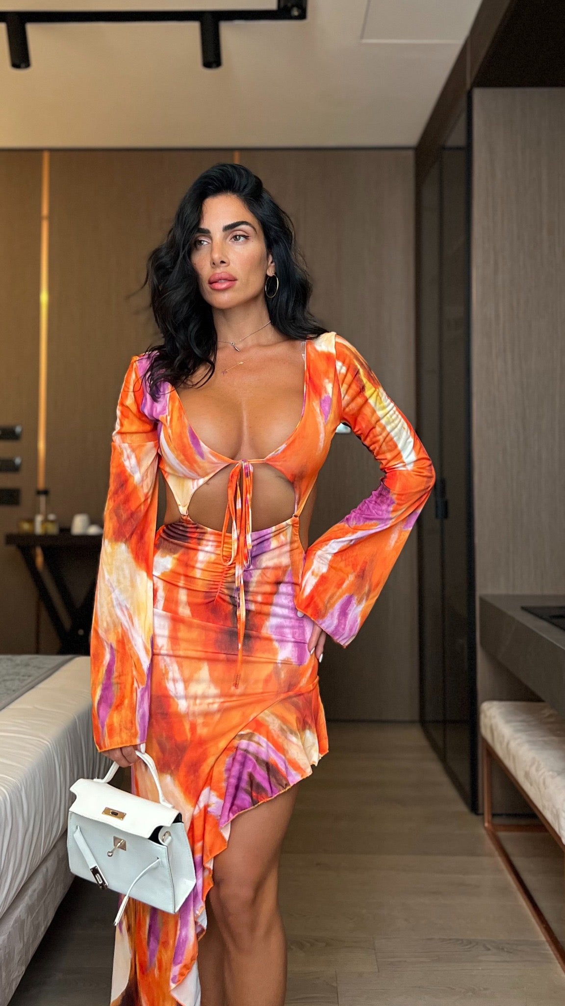 Longdress Rossana arancio