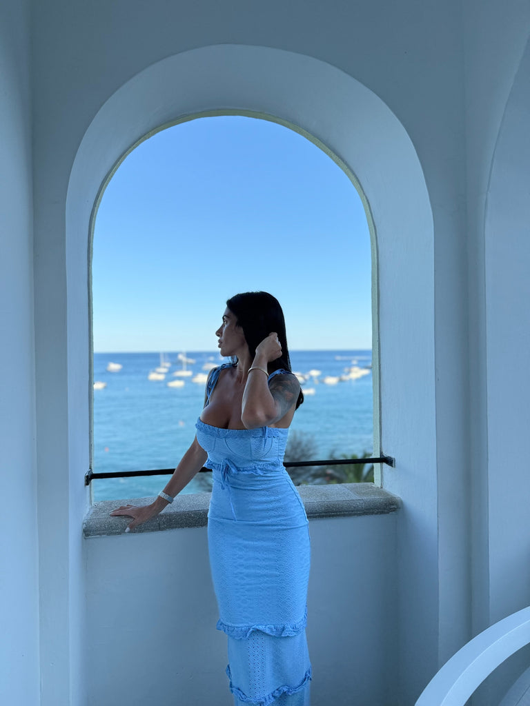 Abito Beatrice azul