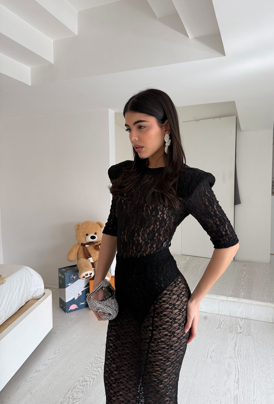 Body maxi spalline black