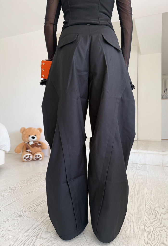 Pantalone baggy black