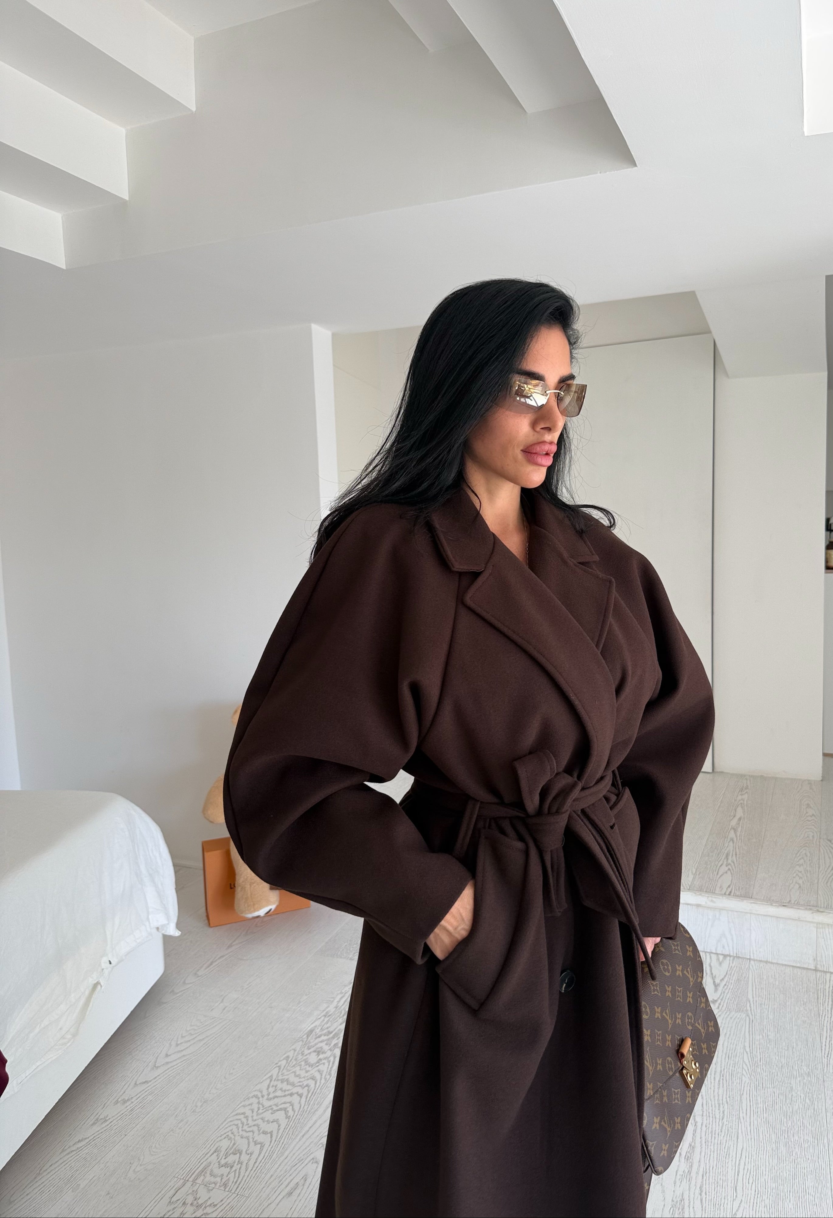 Cappotto GRISELDA Brown