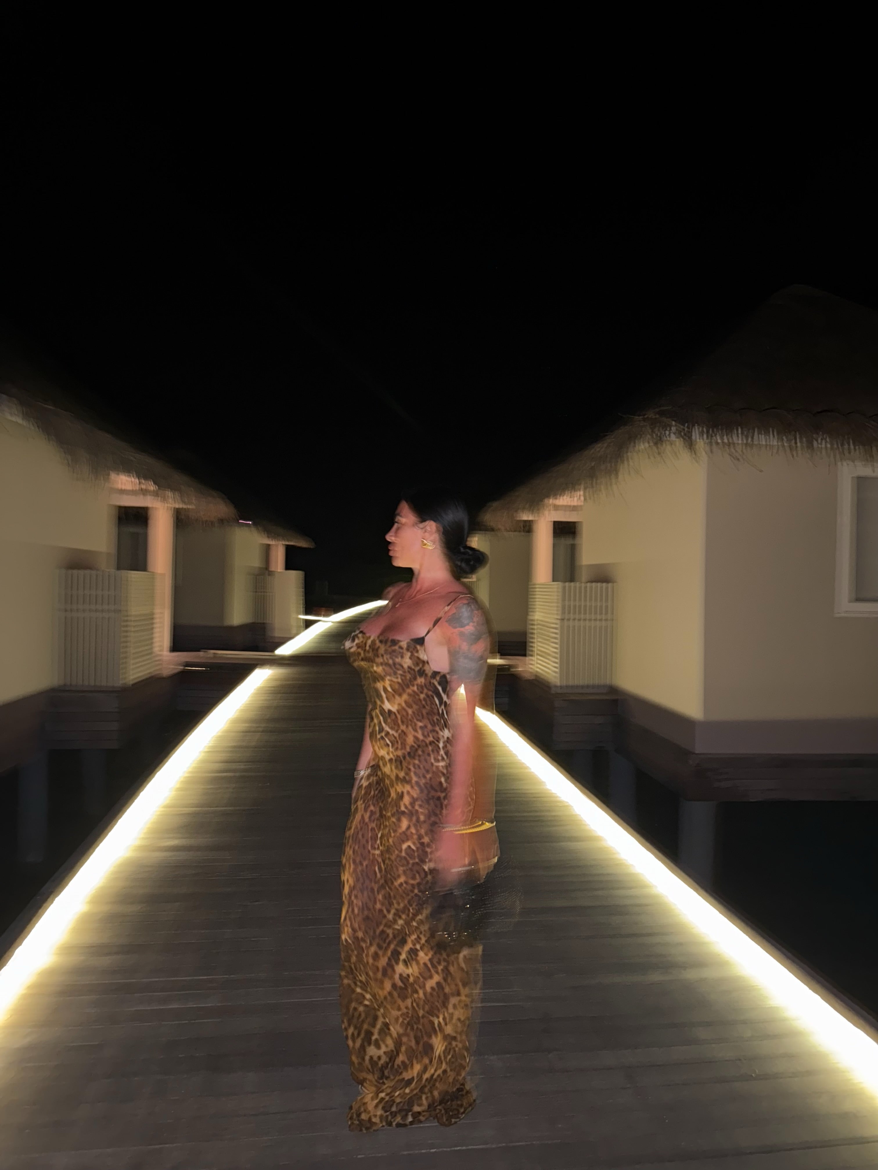 Longdress animalier Elettra