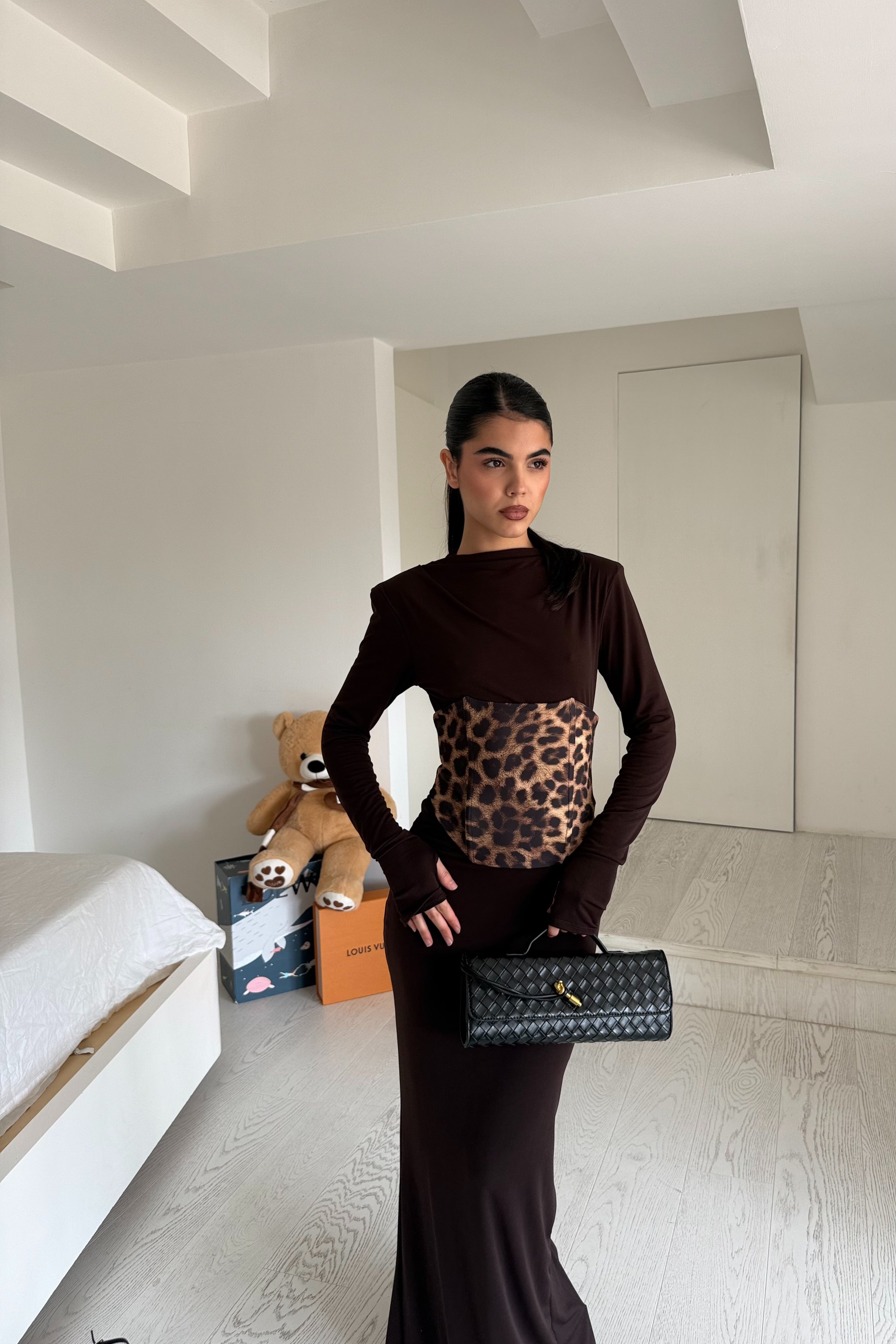 Longdress Fiorella Brown