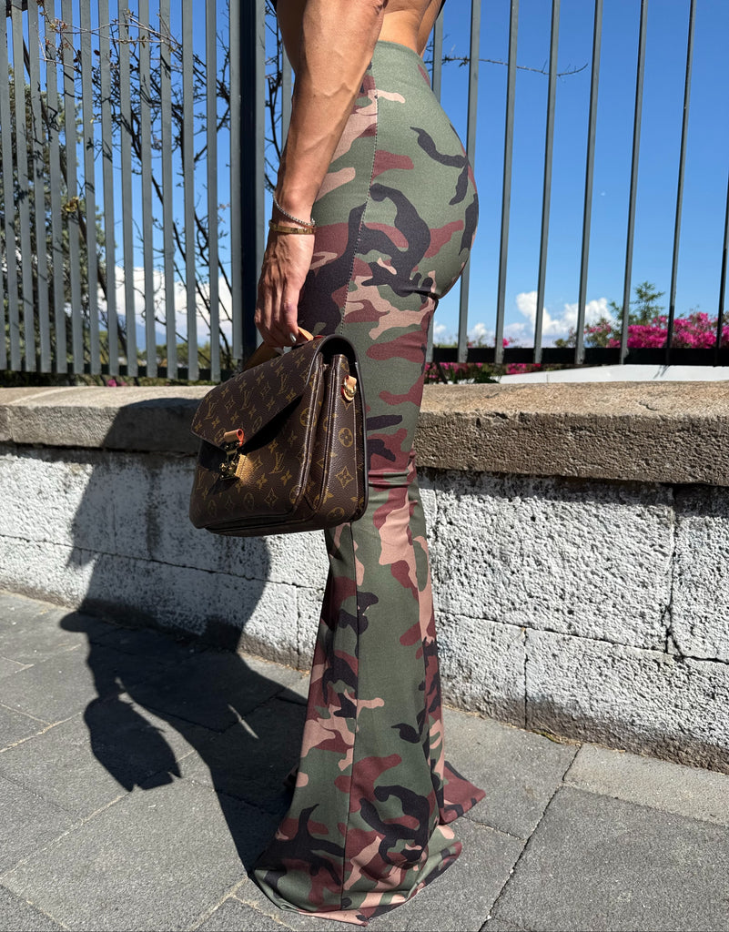 Pantaleggings zampa camouflage