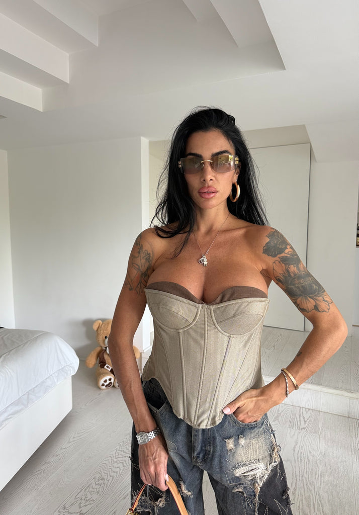 Corpetto Double Brown