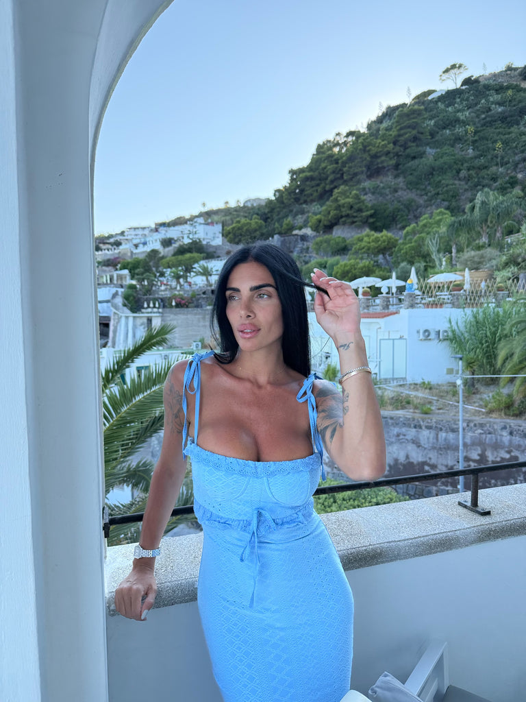 Abito Beatrice azul