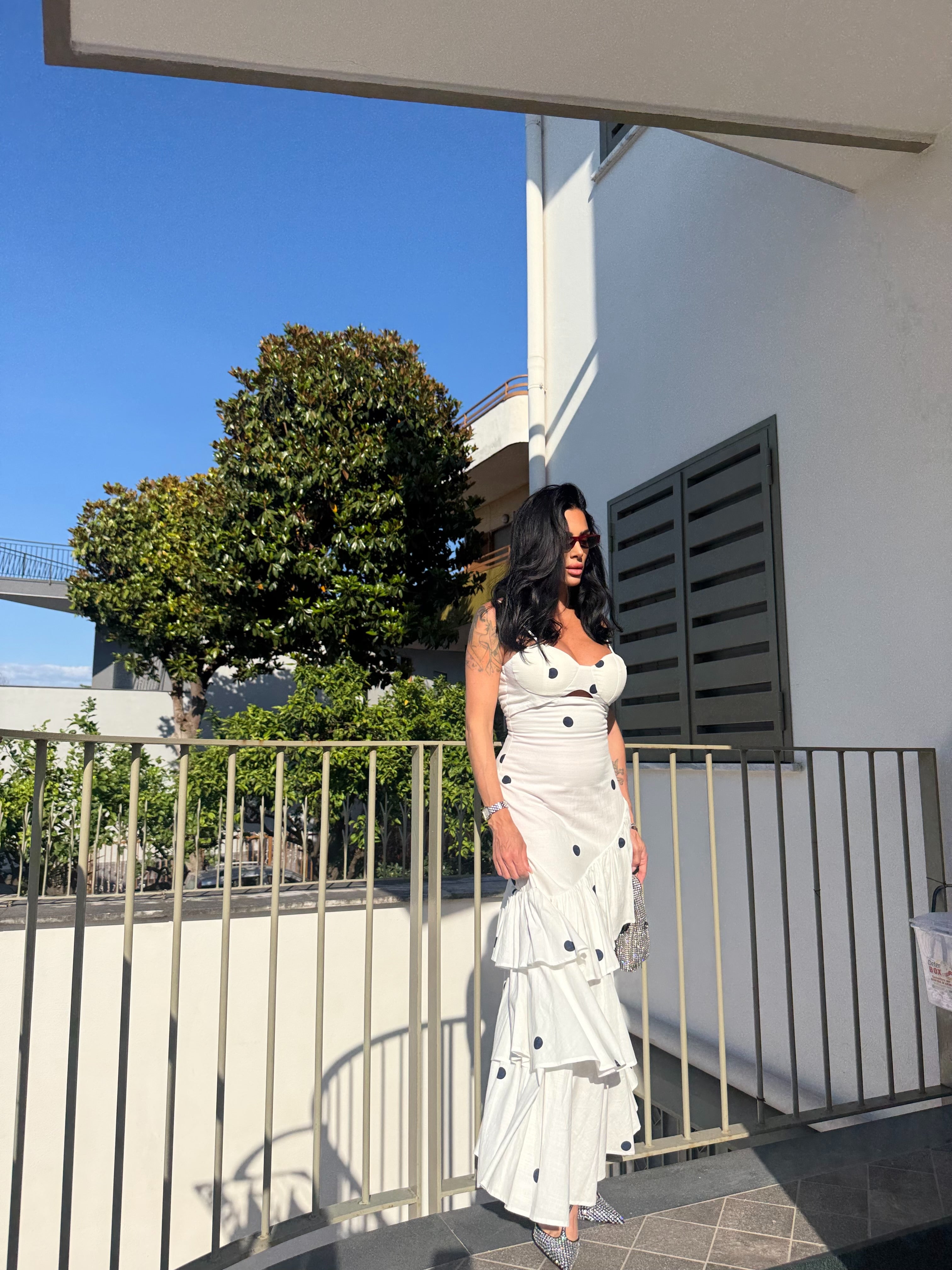Maxidress pois by lumina