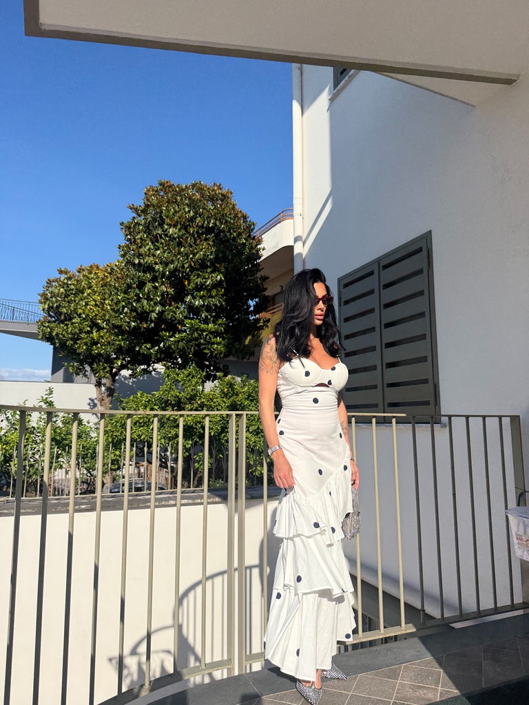Maxidress pois by lumina