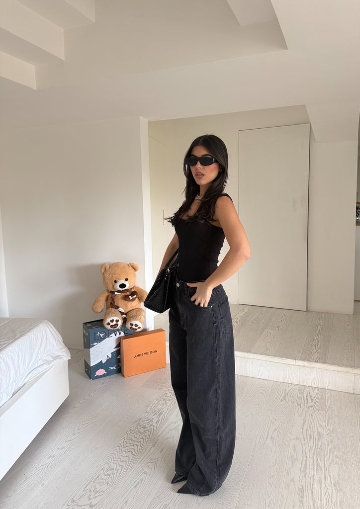 Jeans black by lumina