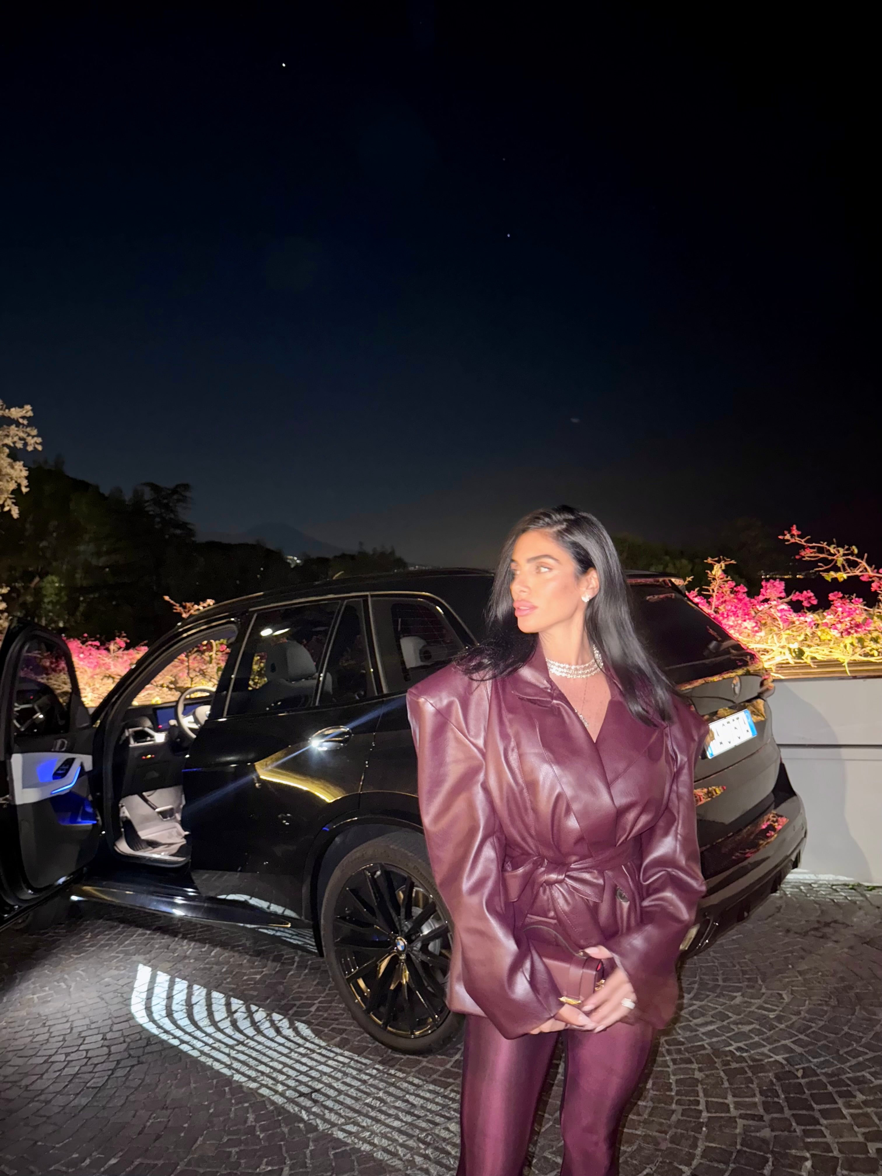 Giacca spaziale bordeaux