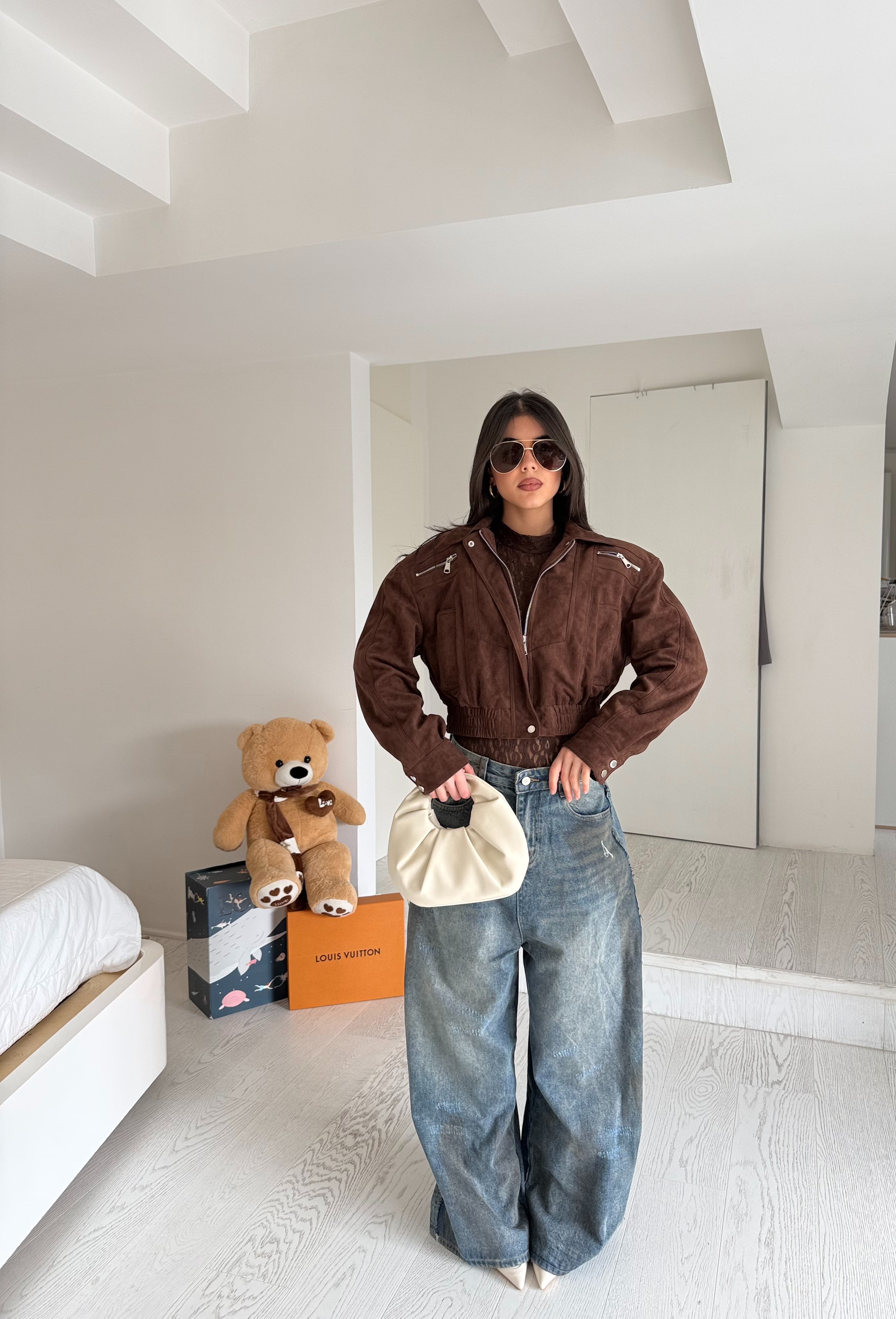 Giubbotto Federica Brown