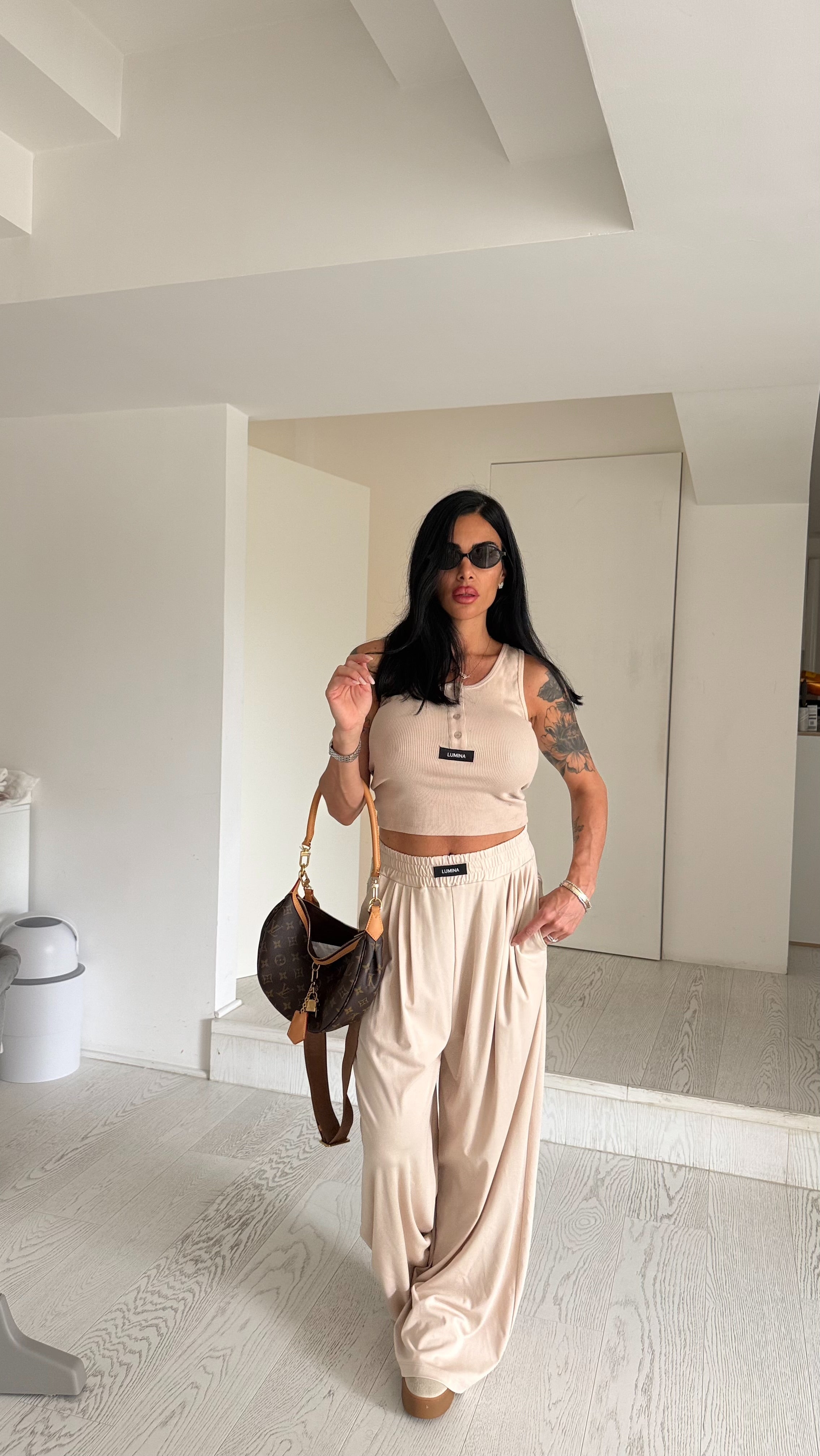 Canotta zoe beige by lumina