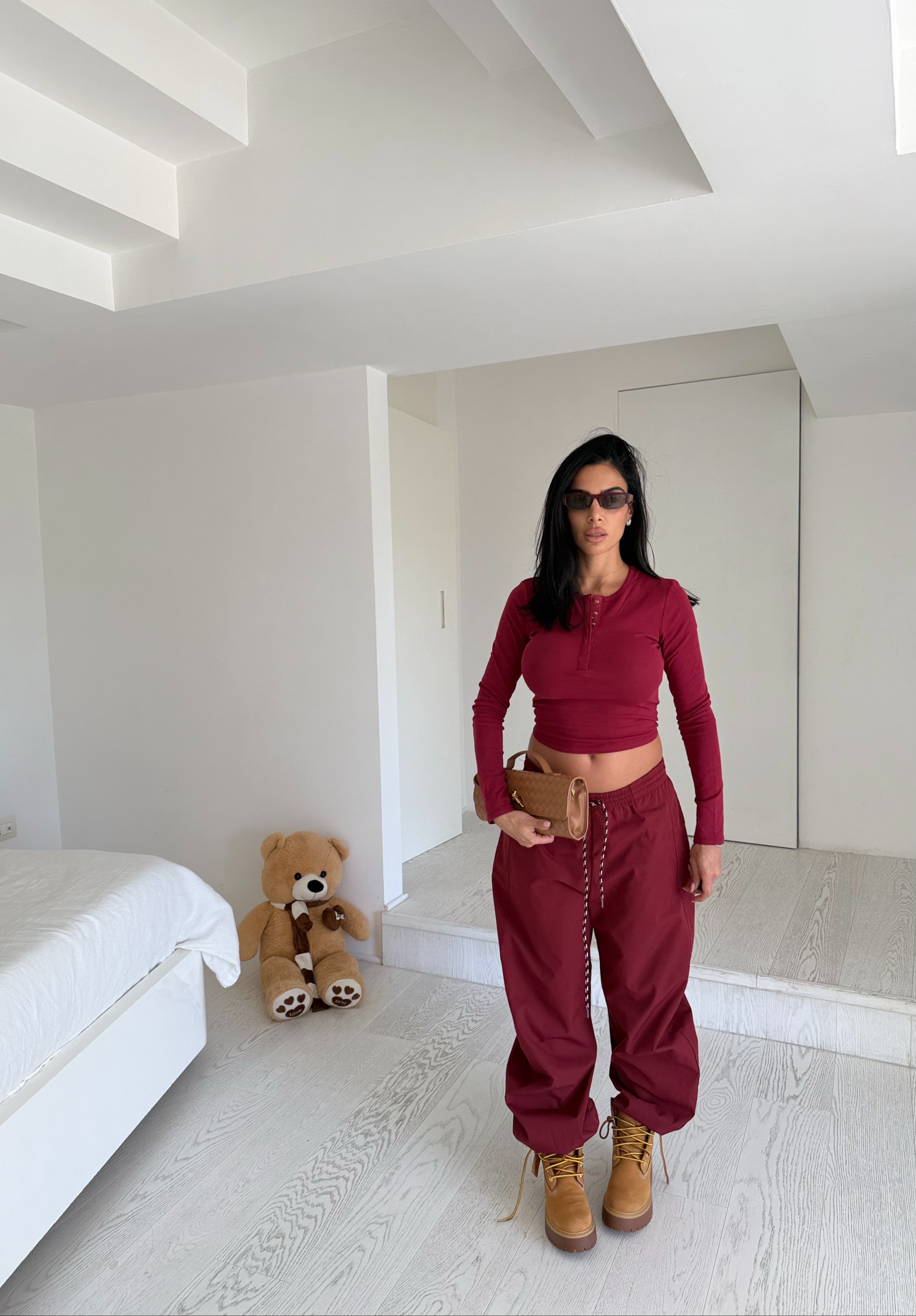 Pantalone bordeaux By lumina