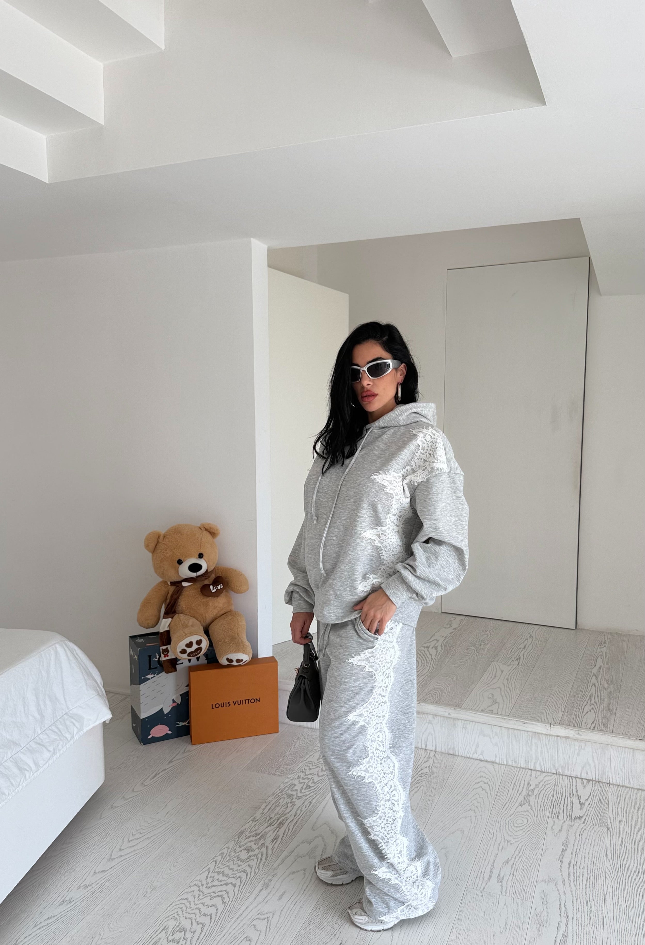 Coord merletto Grey by lumina