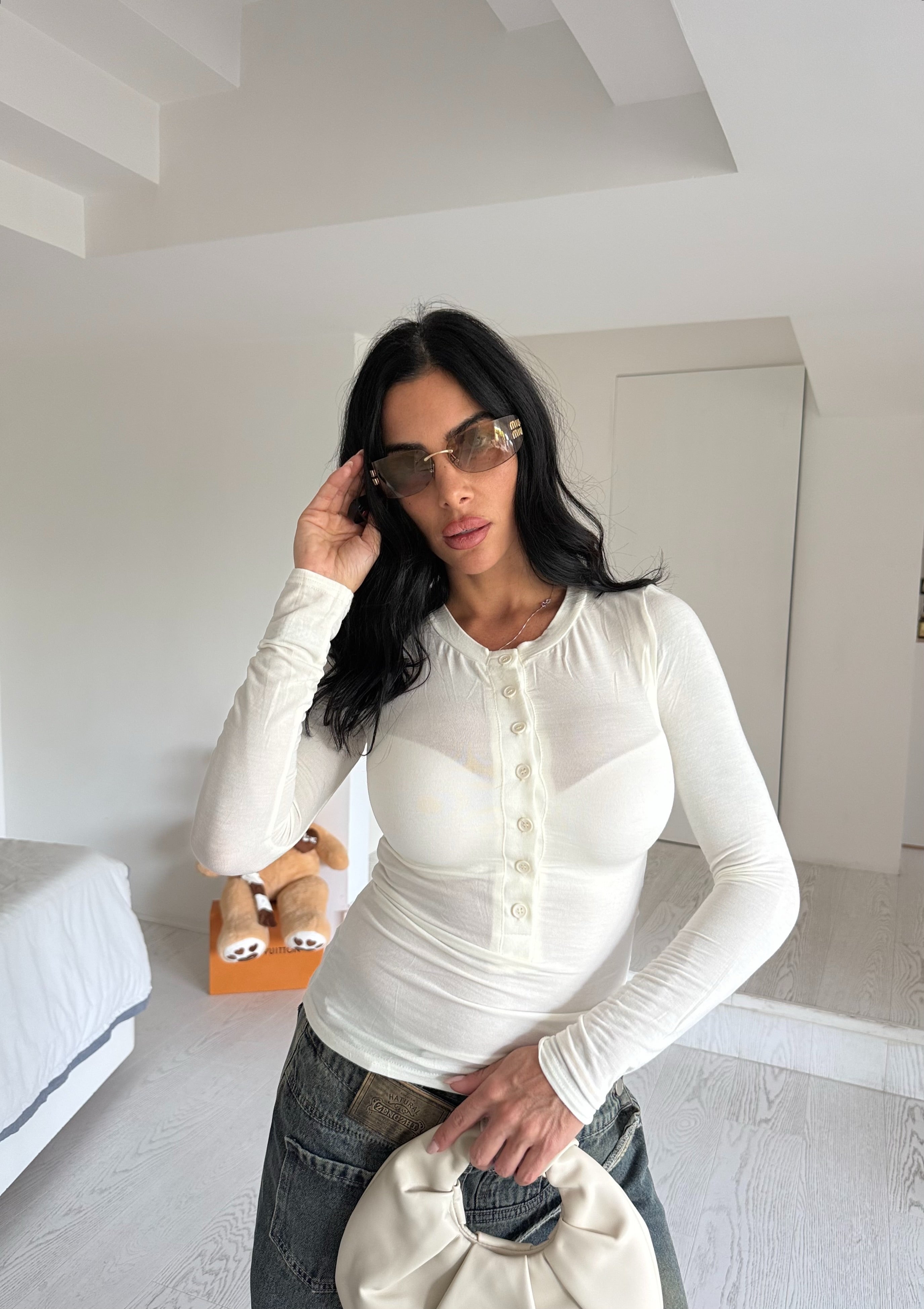 Maglia bottoncini(5colori)