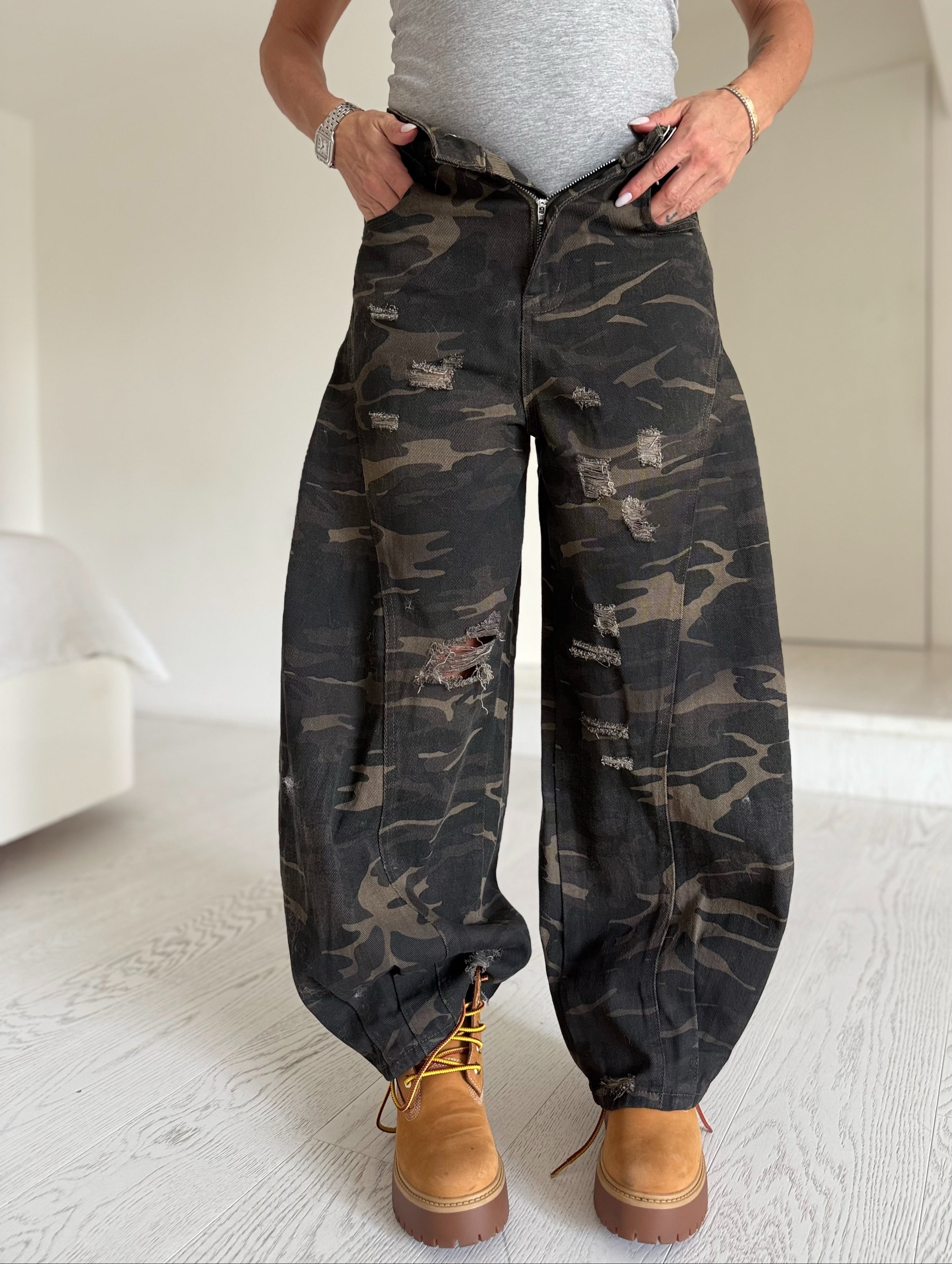Jeans Gilda Camouflage