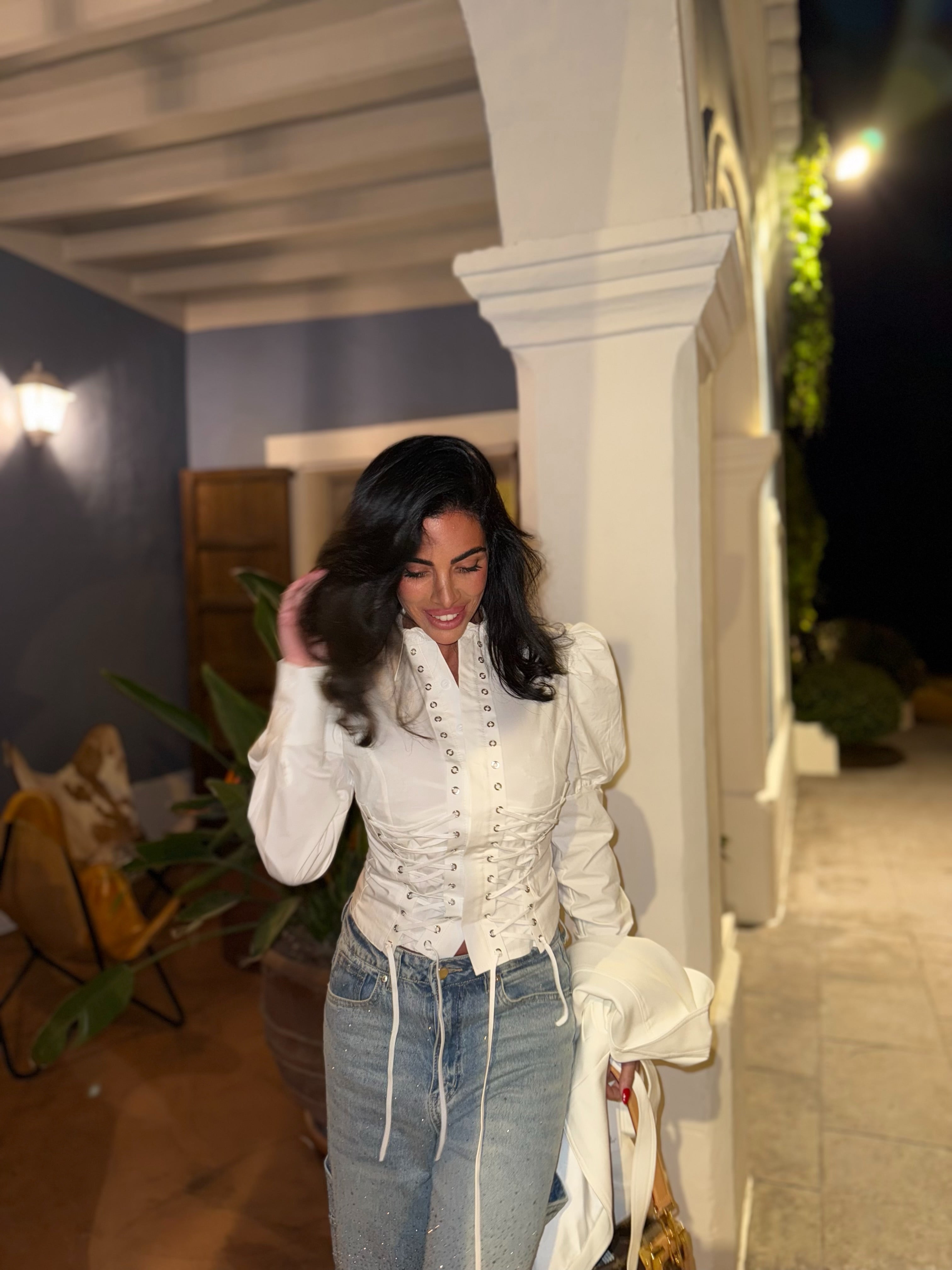 Camicia Nina white