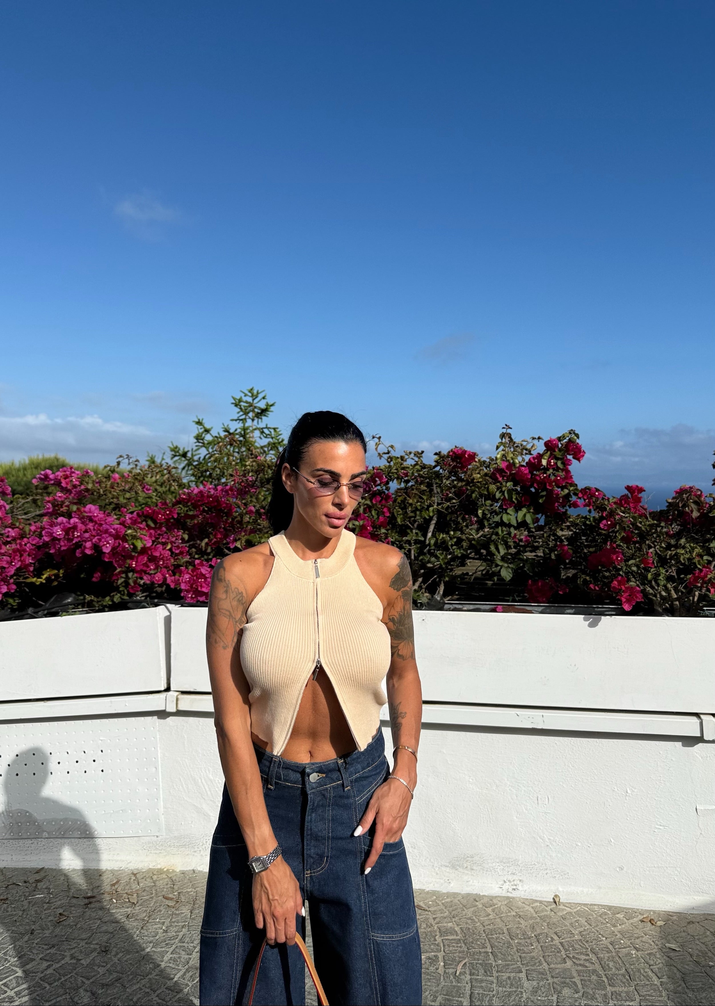 Canotta zip(2 colori)