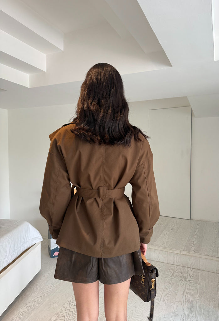 Trench midi nora Brown
