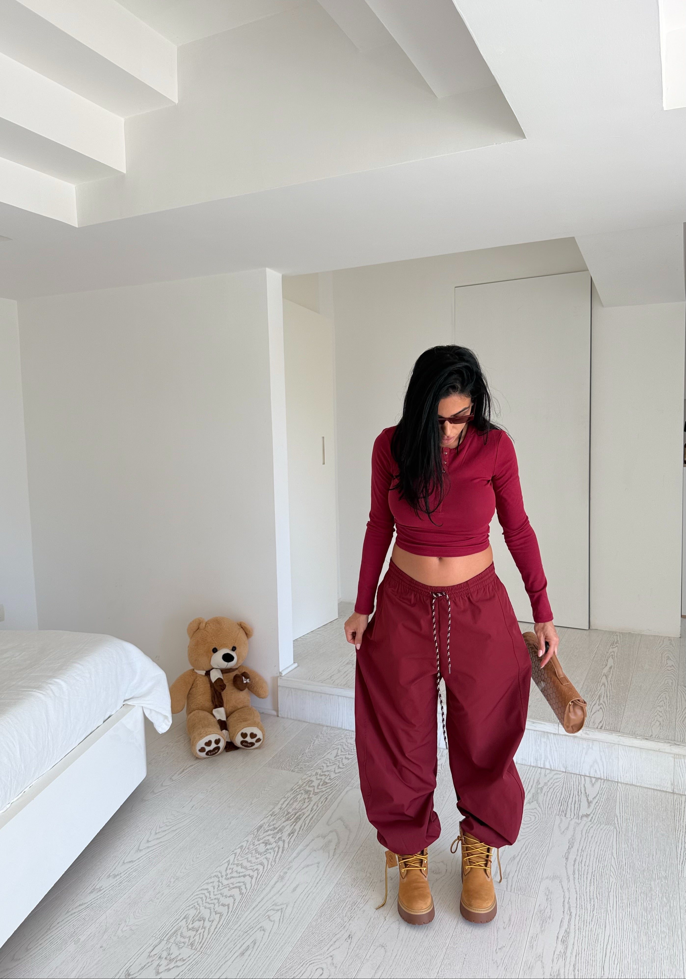 Pantalone bordeaux By lumina