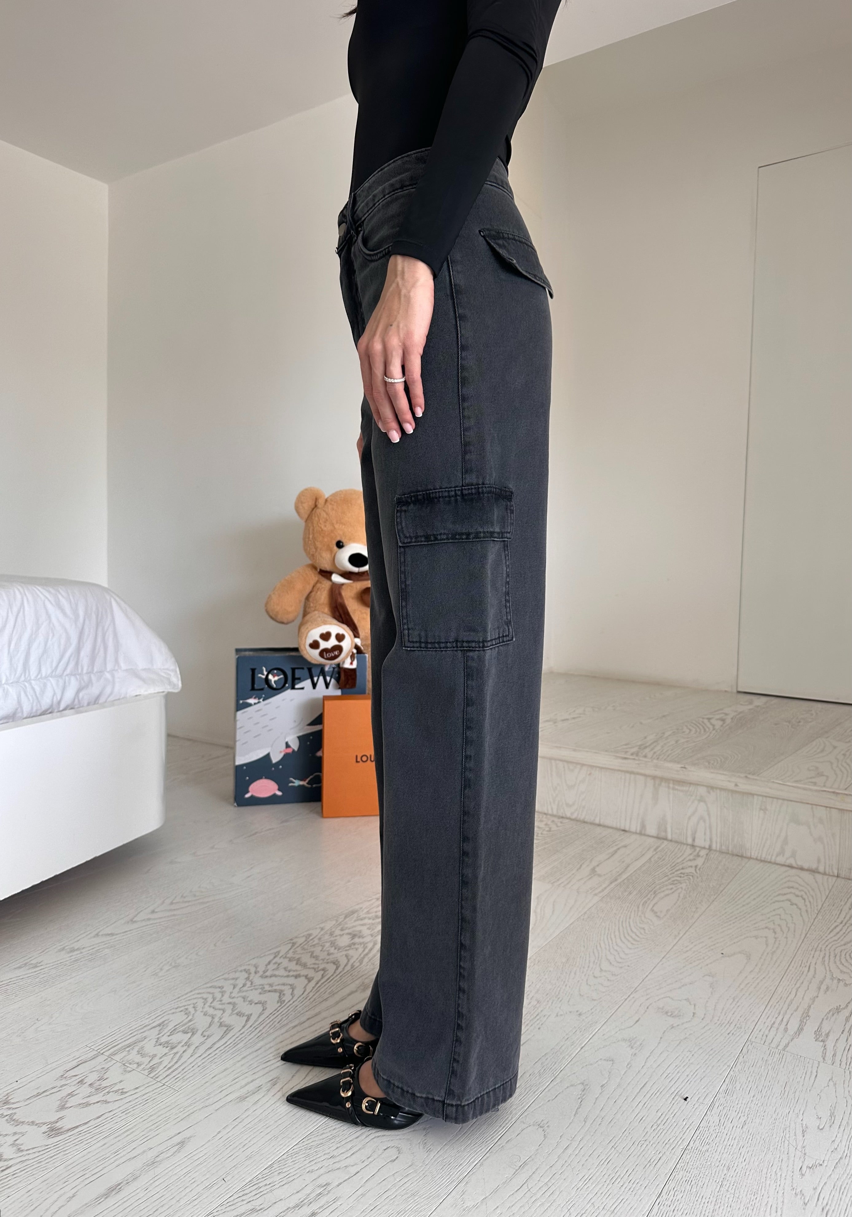 Jeans black By lumina